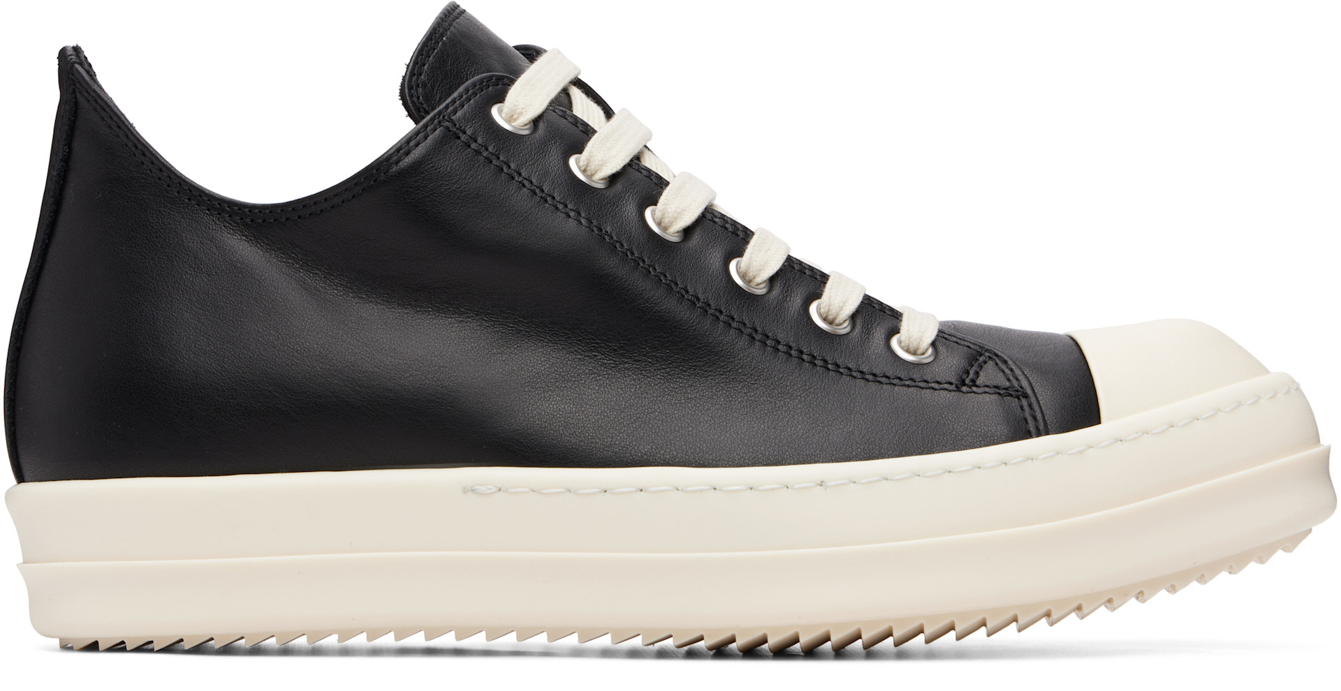 Rick Owens - 블랙 타워 스니크 로우탑 스니커즈
