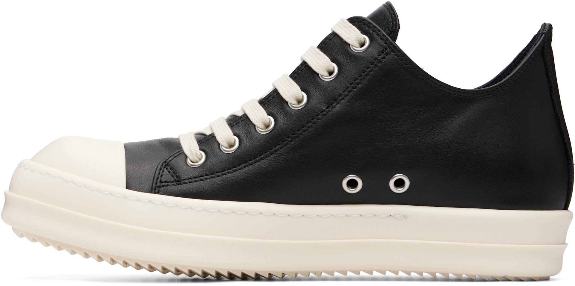 Rick Owens - 블랙 타워 스니크 로우탑 스니커즈