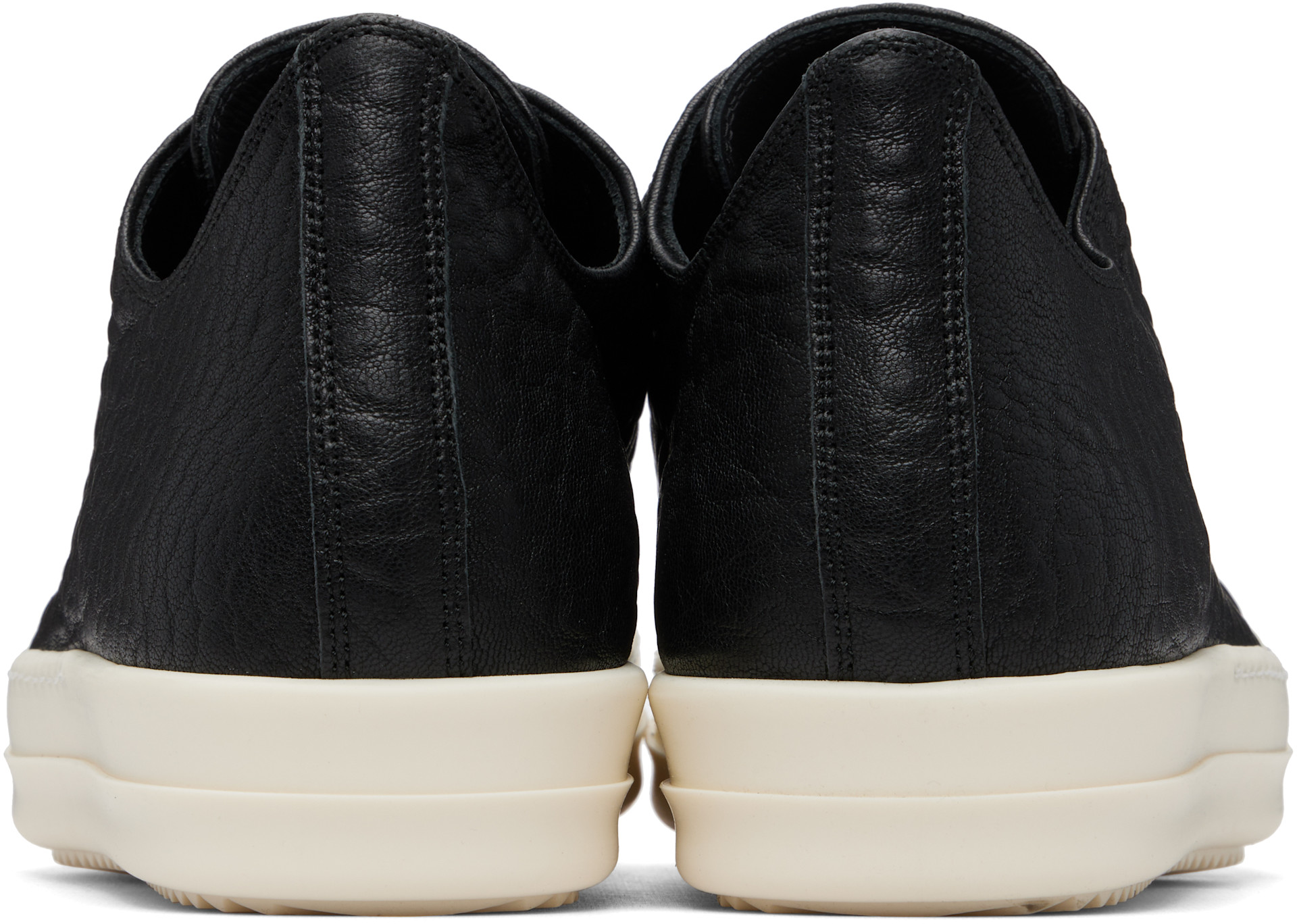 Rick Owens - Baskets basses noires - Tower