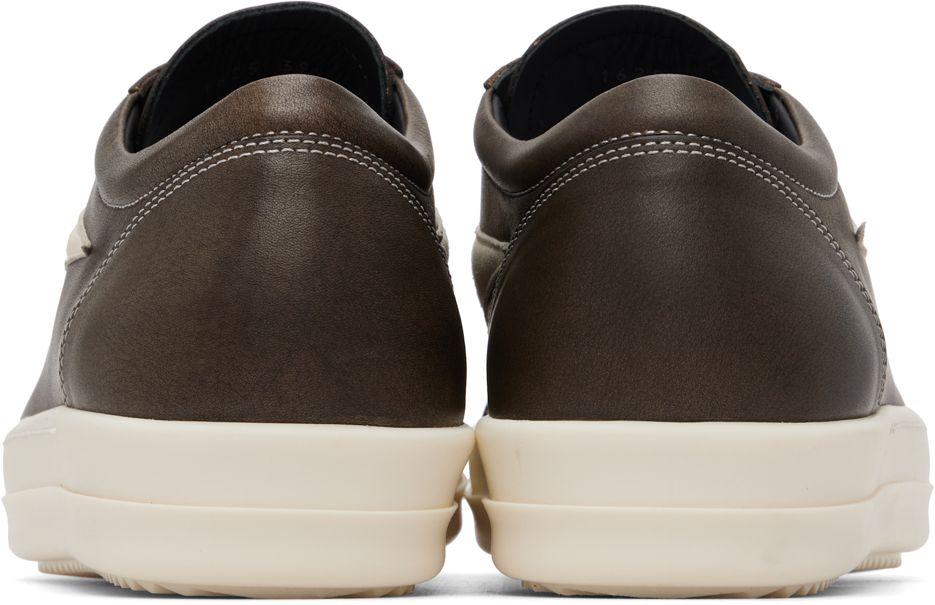Rick Owens - Baskets rétro brunes - Tower