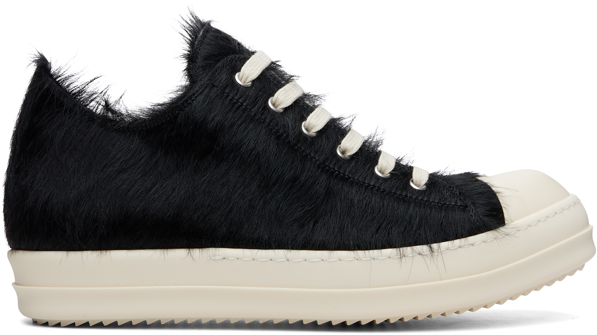 Rick Owens - Baskets basses noires - Tower