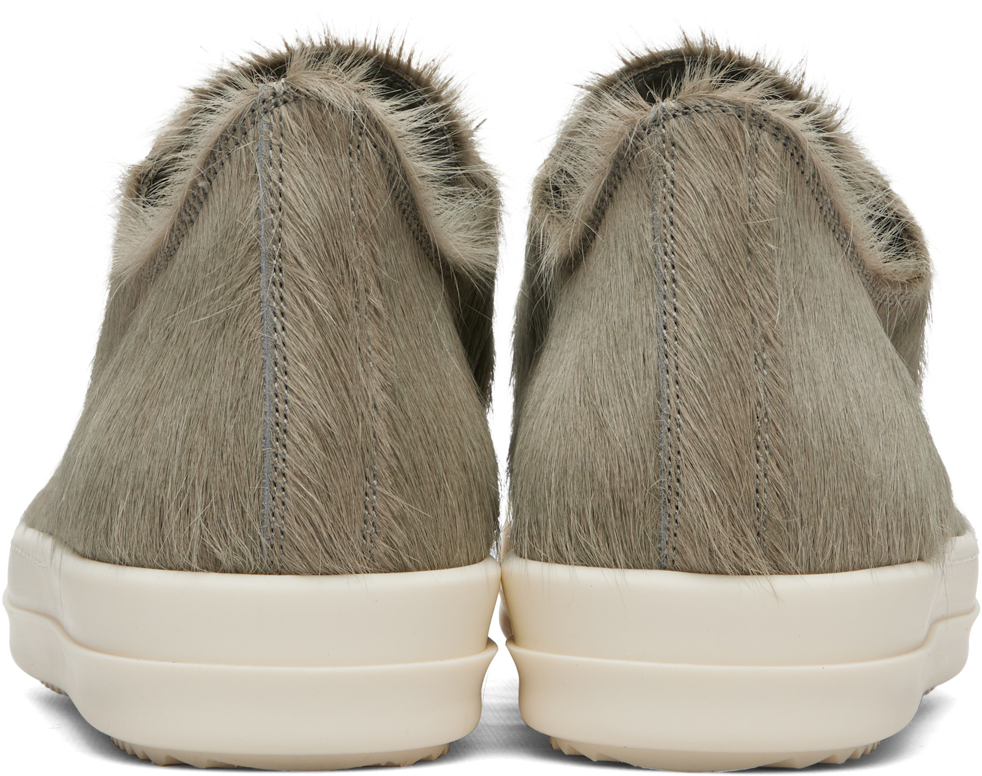Rick Owens - Baskets basses grises - Tower