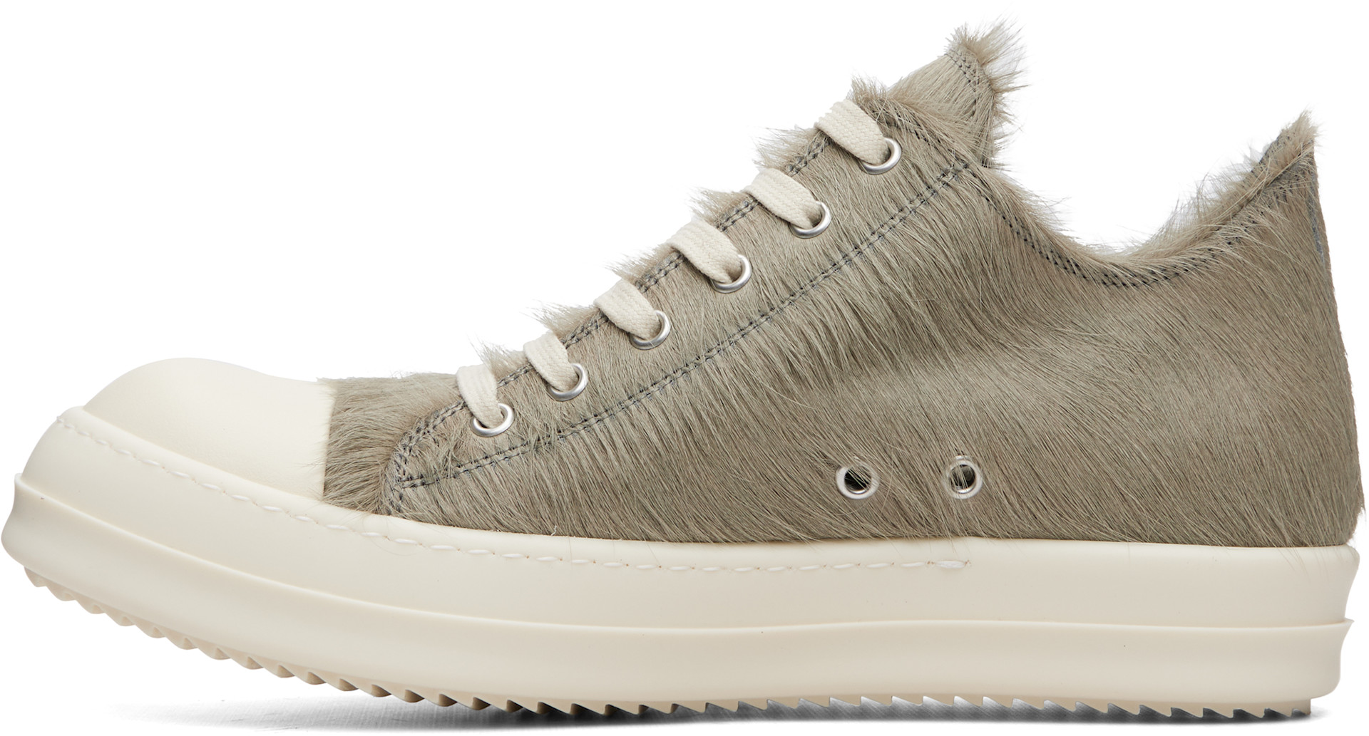 Rick Owens - Baskets basses grises - Tower