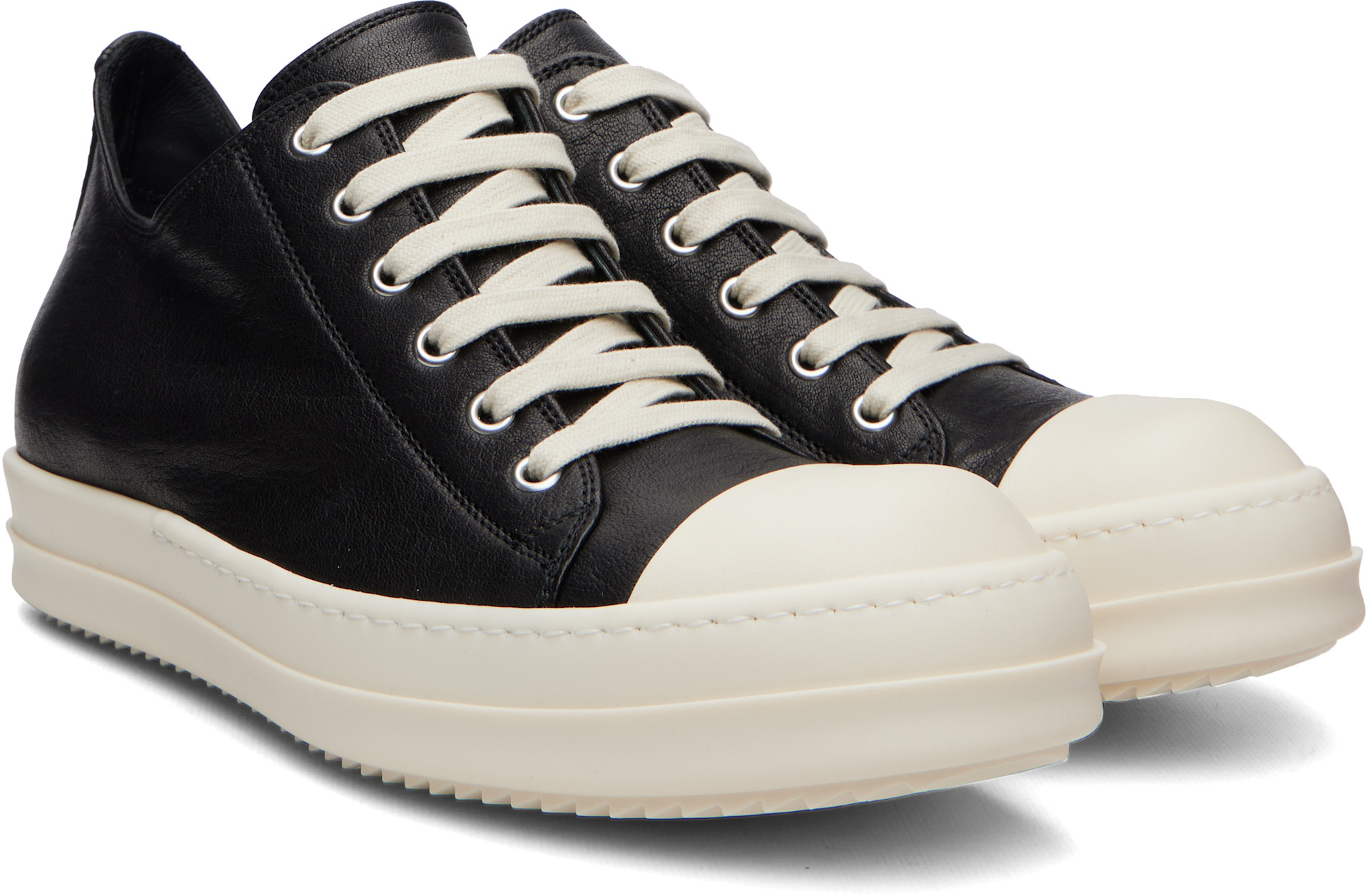 Rick Owens - Baskets basses noires - Tower