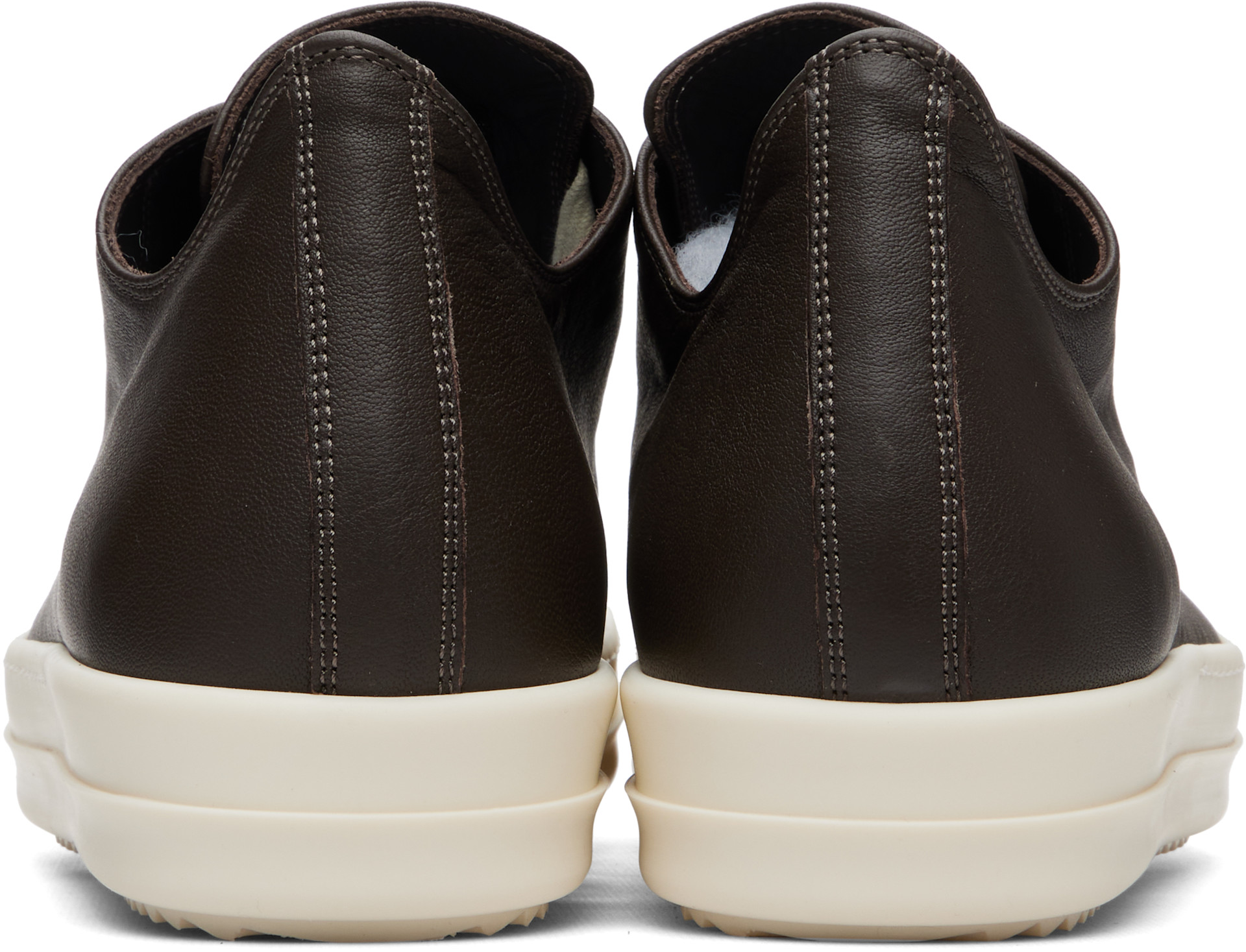 Rick Owens - Baskets basses grises - Tower
