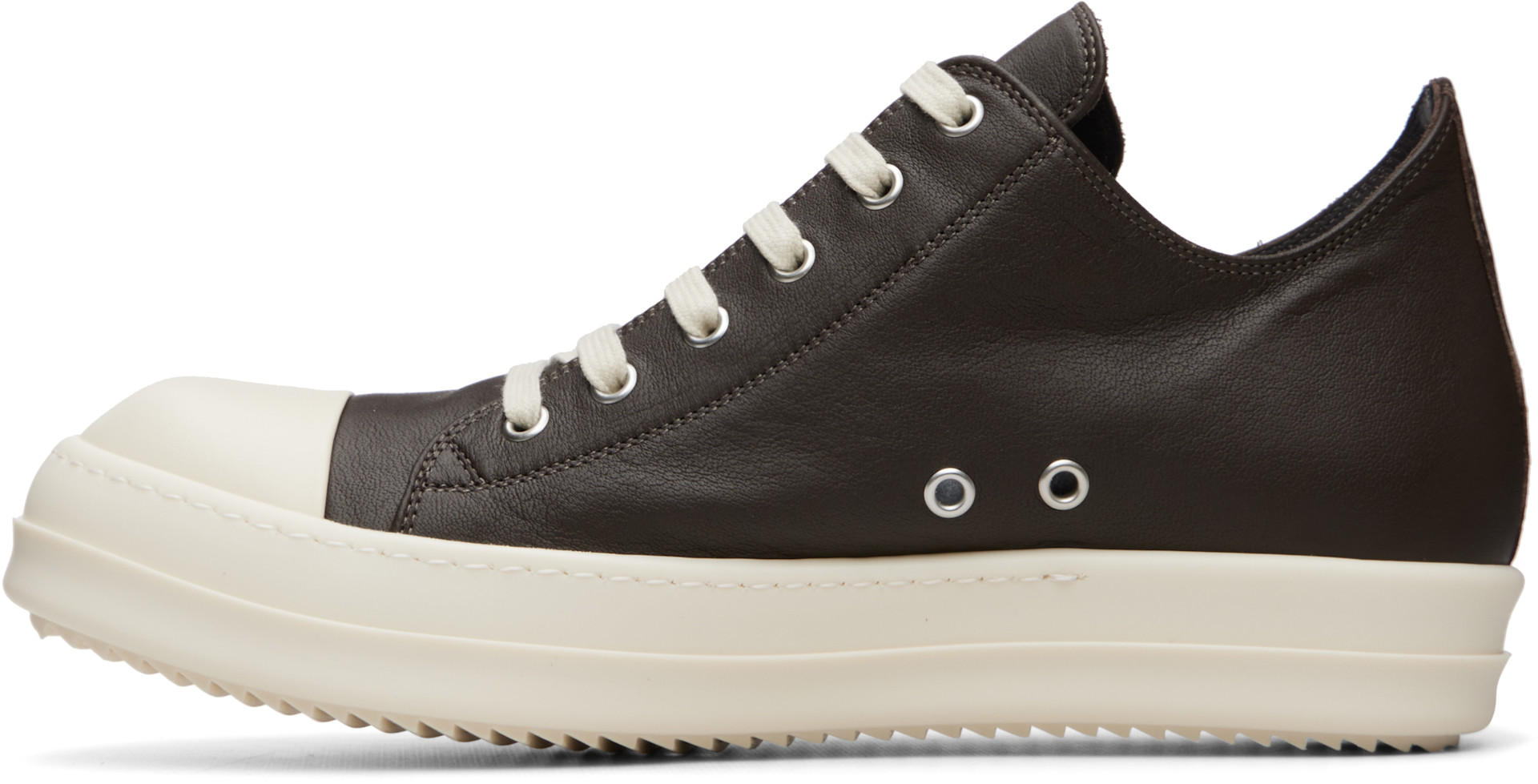 Rick Owens - Baskets basses grises - Tower