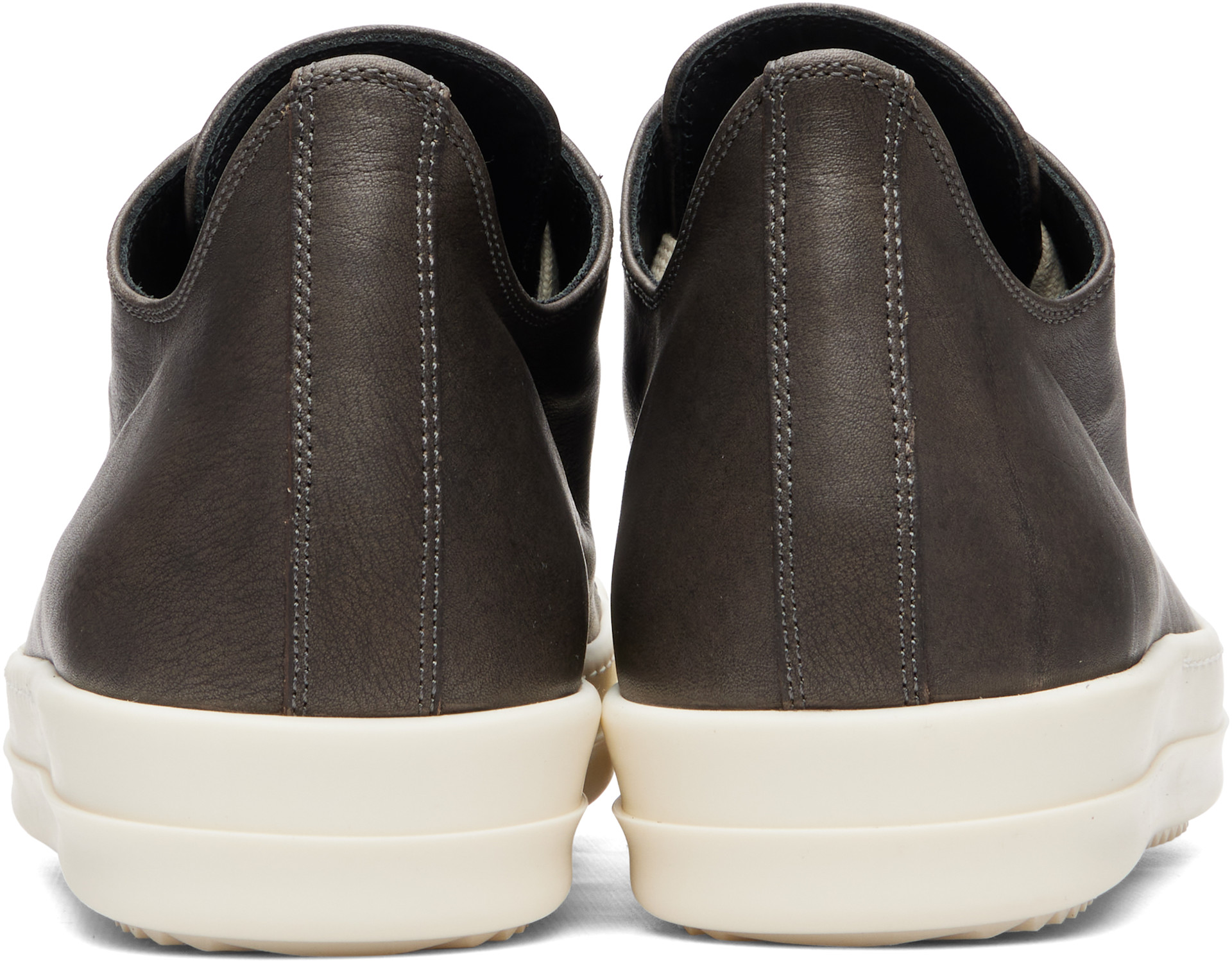 Rick Owens - Baskets basses brunes - Tower