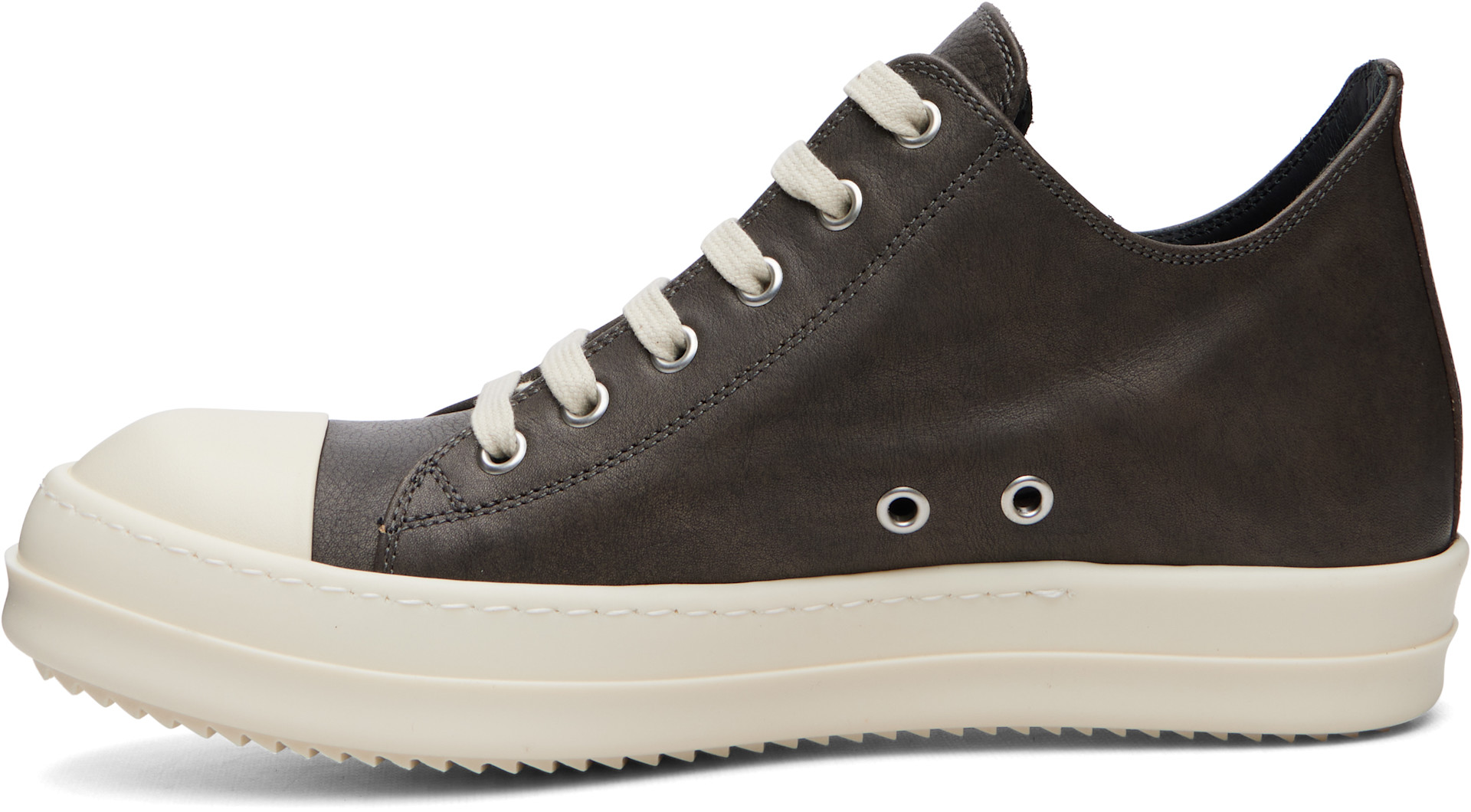 Rick Owens - Baskets basses brunes - Tower