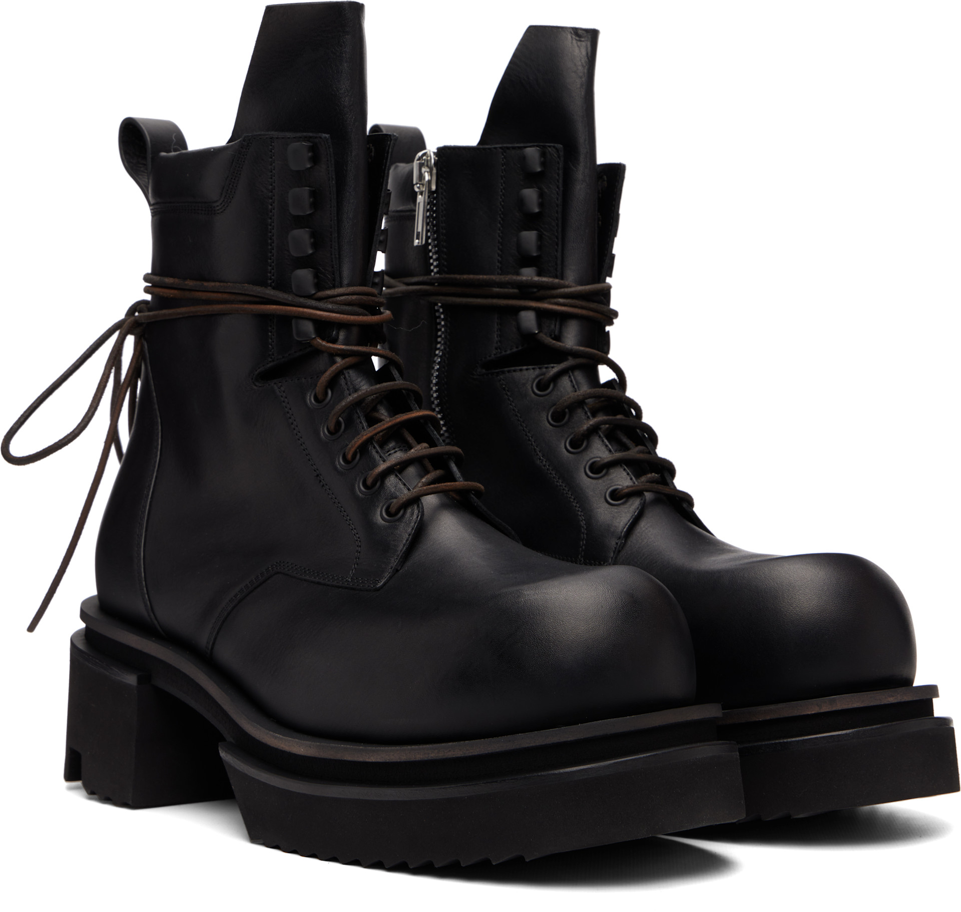 Rick Owens - 블랙 타워 아미 보건 부츠