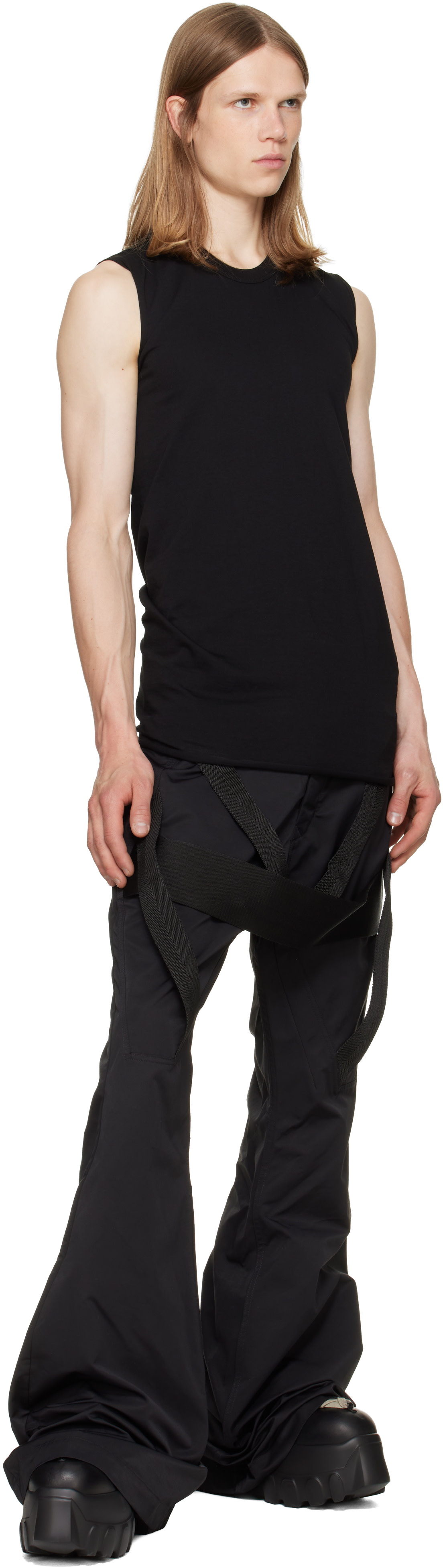 Rick Owens - 블랙 타워 메가레이스 메가 트랙터 부츠