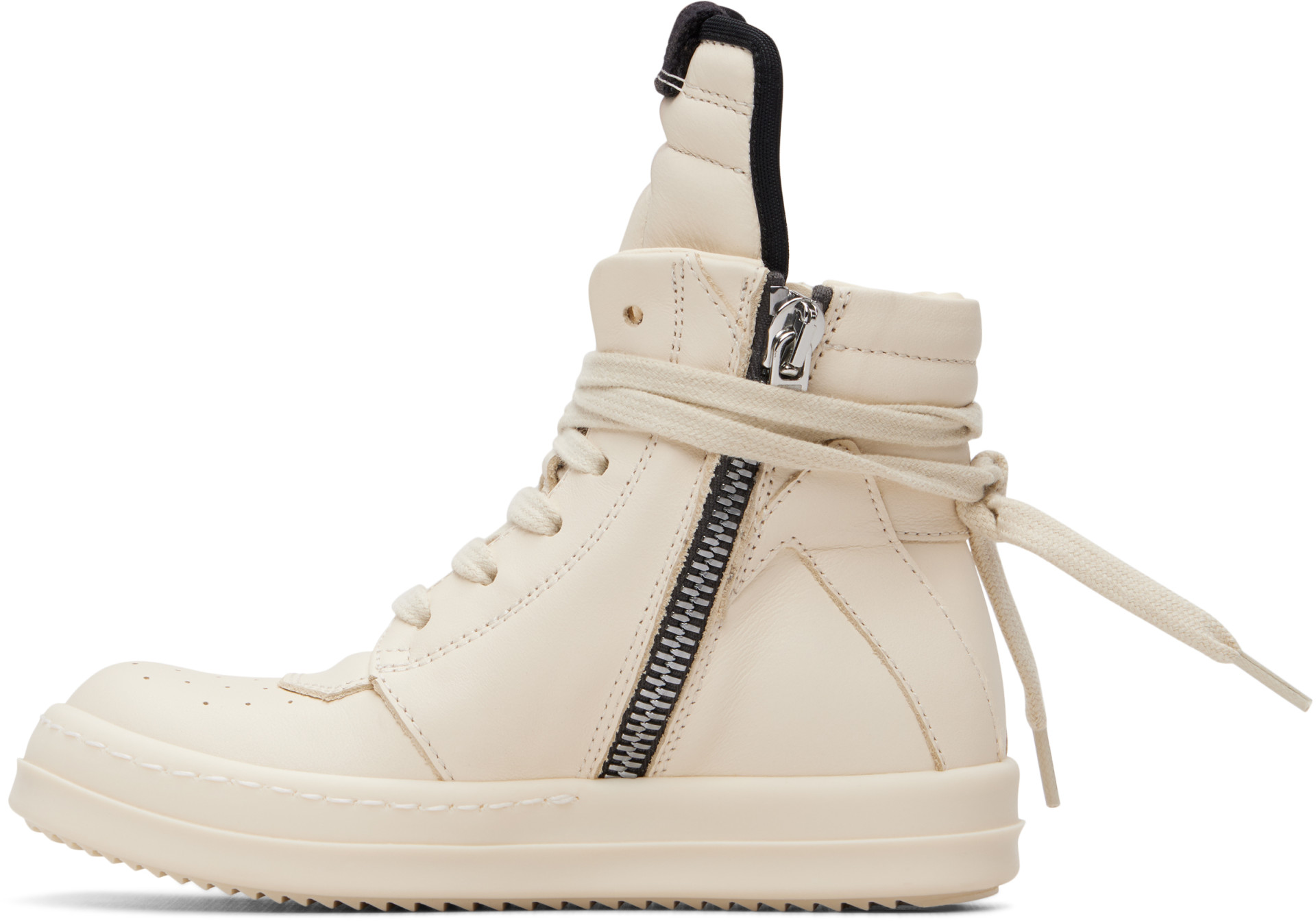 RICK OWENS キッズ　スニーカー　オフホワイト Rick Owens: キッズ｜オフホワイト Tower Geobasket スニーカー