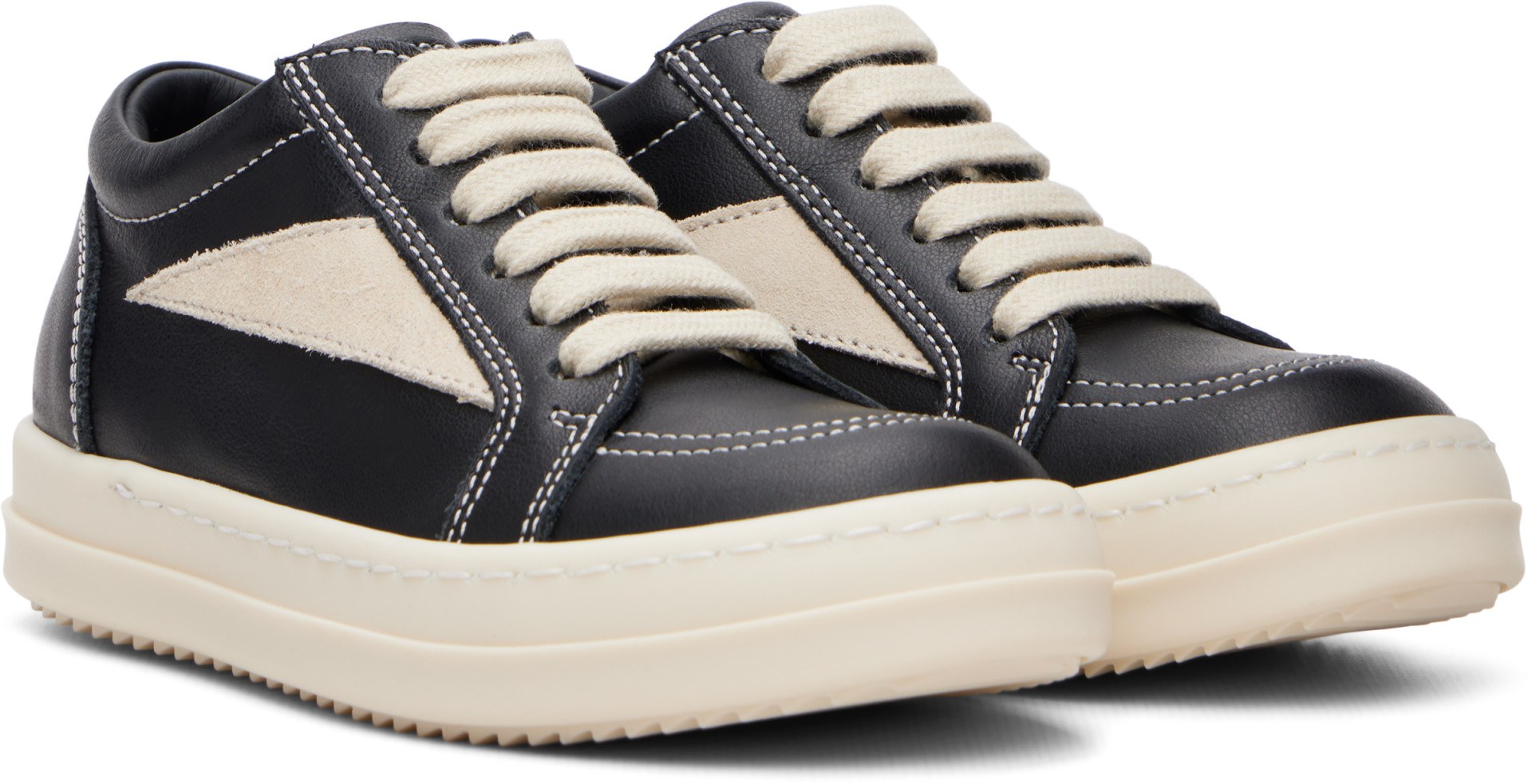 Rick Owens - Enfant | Baskets rétro noires - Tower