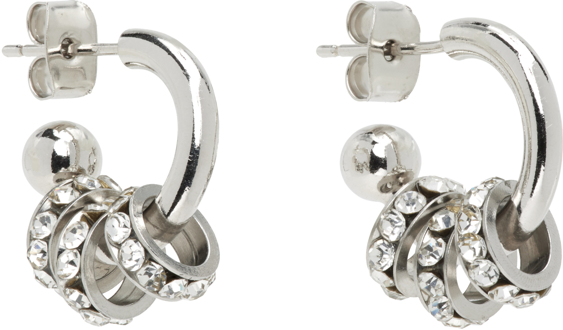 justine clenquet daisy ピアス　片耳 Justine Clenquet: Daisy Earrings | SSENSE