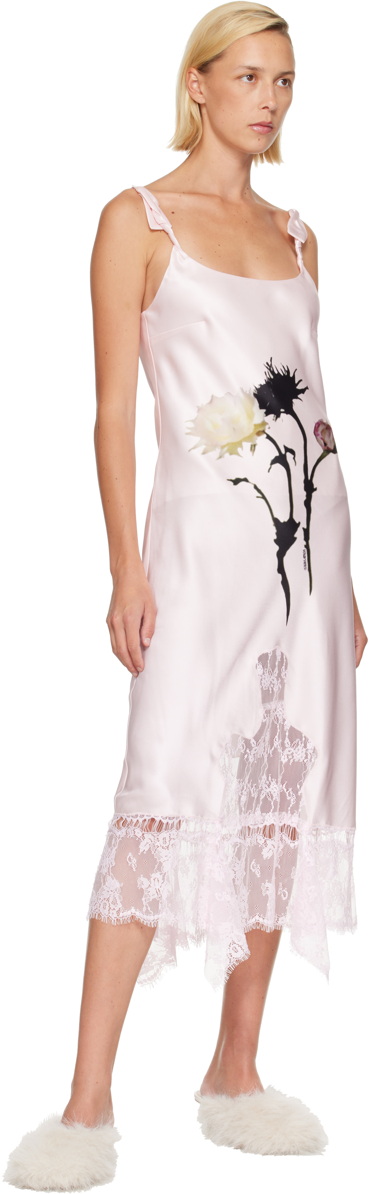 Collina Strada - Robe midi Cypress rose