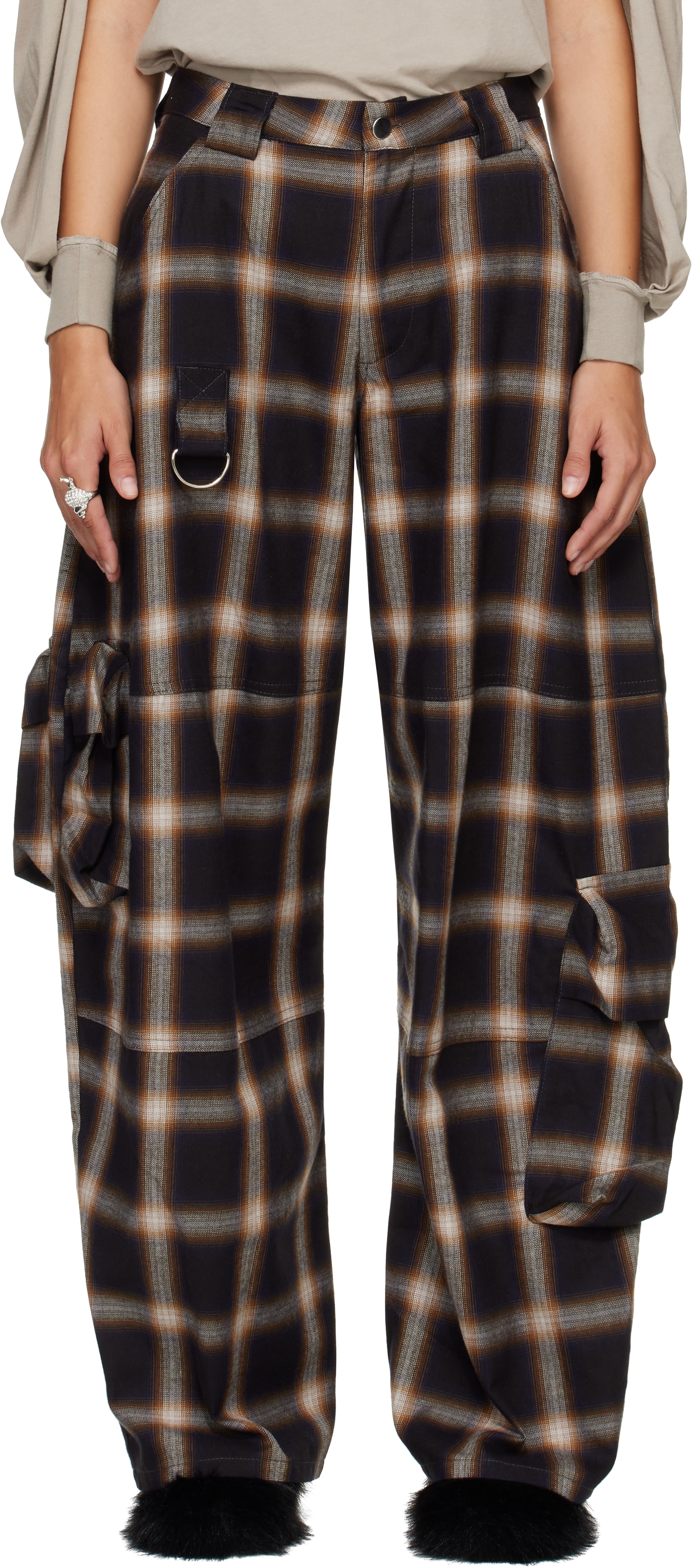 Collina Strada - Pantalon cargo Lawn noir