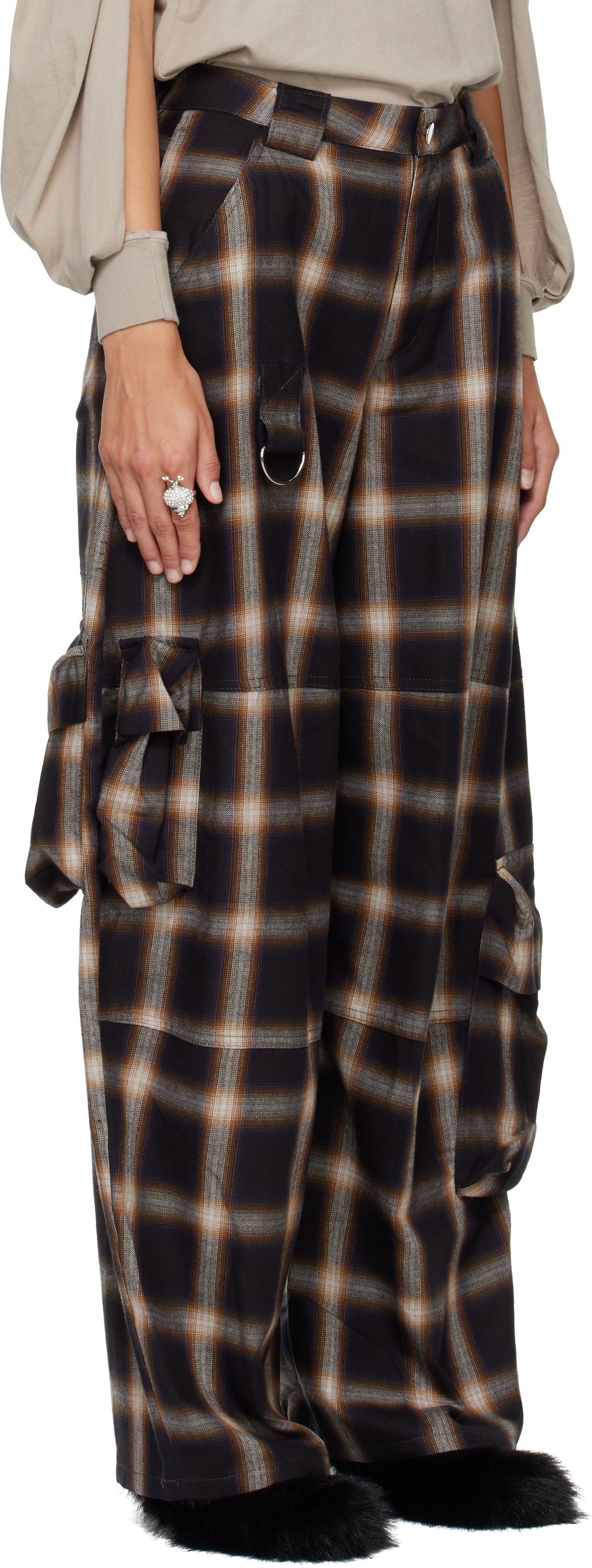 Collina Strada - Pantalon cargo Lawn noir