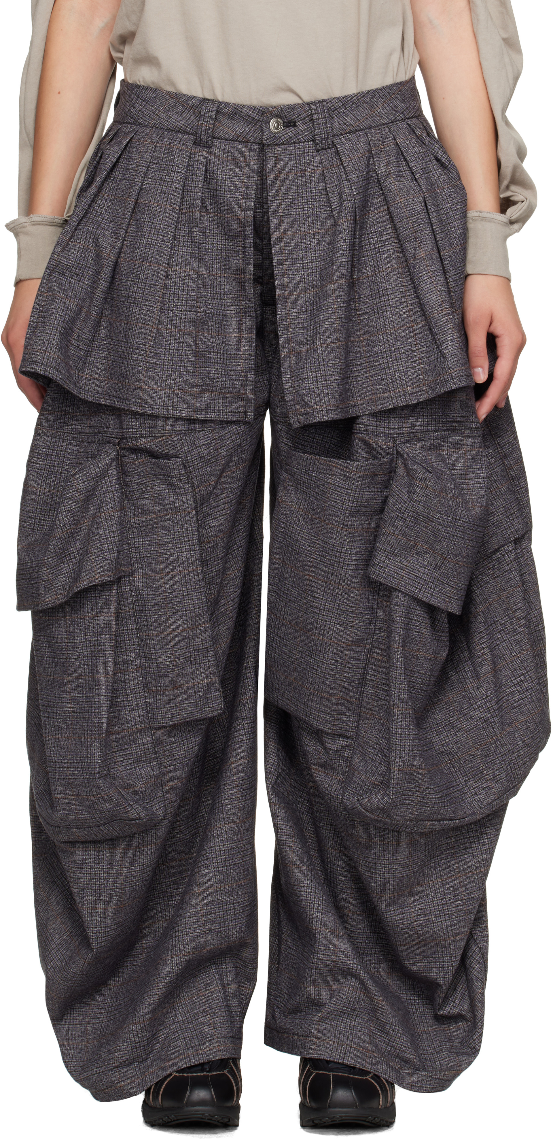 Collina Strada - Pantalon cargo Hazel gris