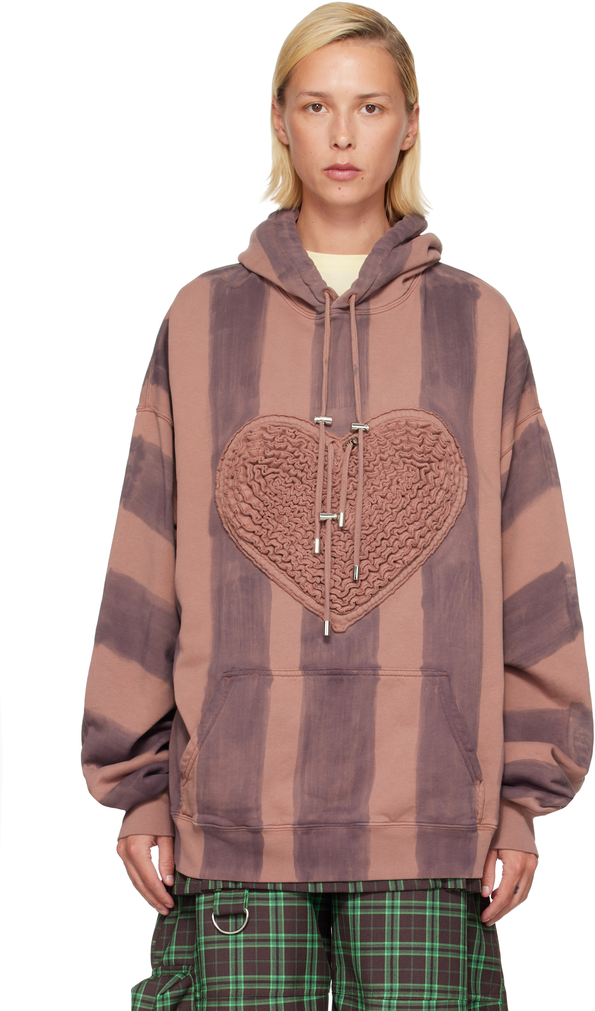 Collina Strada: ブラウン Soft Heart フーディ | SSENSE 日本