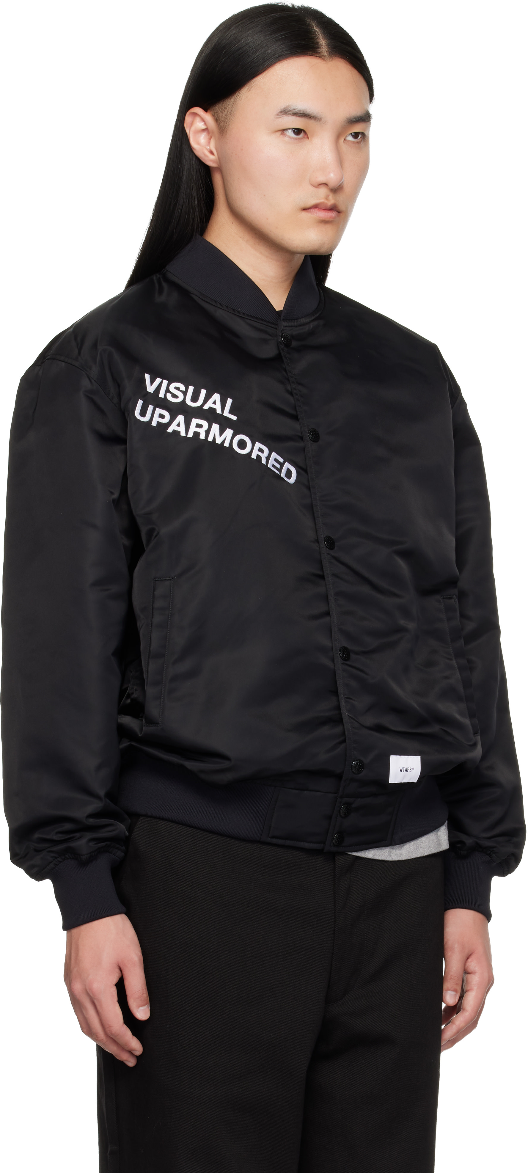 WTAPS - Blouson teddy 'Team' noir