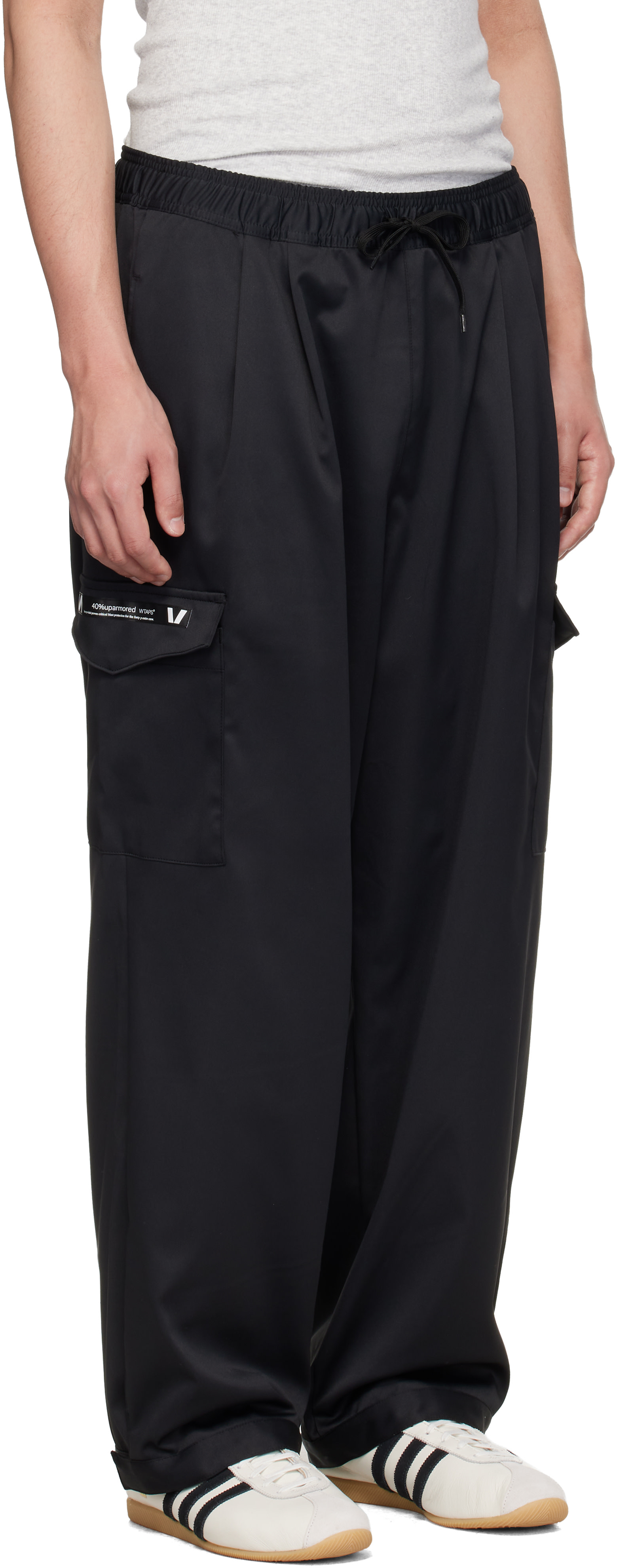 WTAPS - 블랙 MILT2601 카고 팬츠