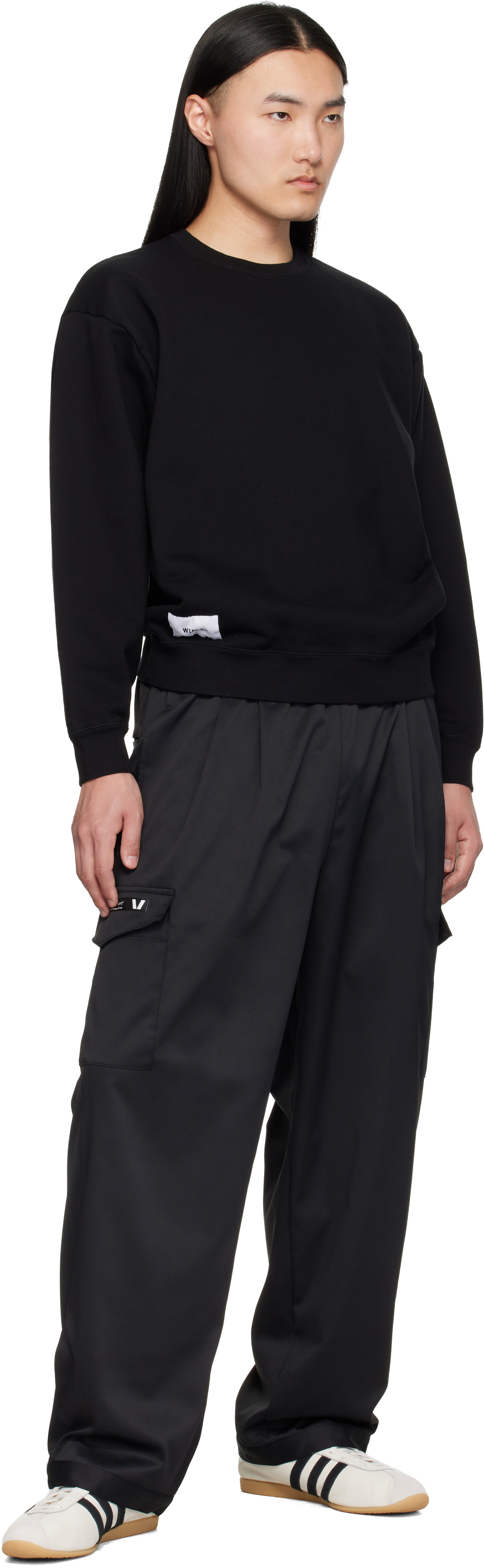 WTAPS - Pull molletonné SIGN-YD noir