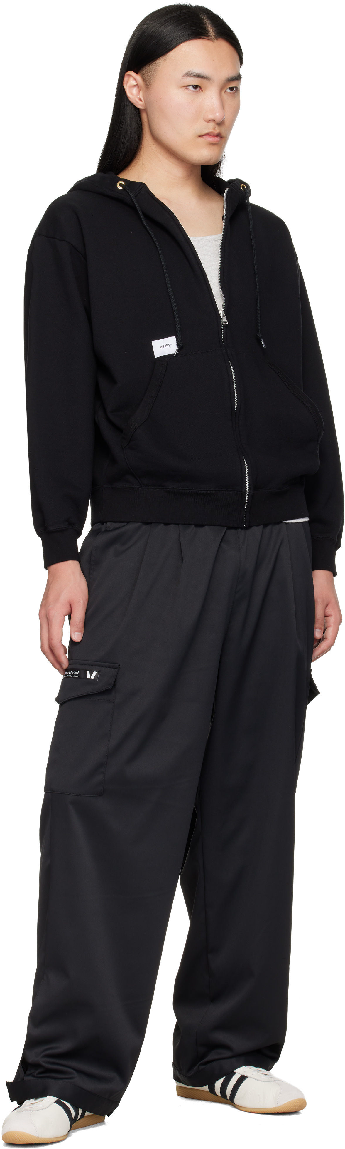 t*o様 WTAPS ブラック Ｌ 252MYDT-AC04 RSP glove WTAPS: Black Throwdy Zip Hoodie | SSENSE United Kingdom