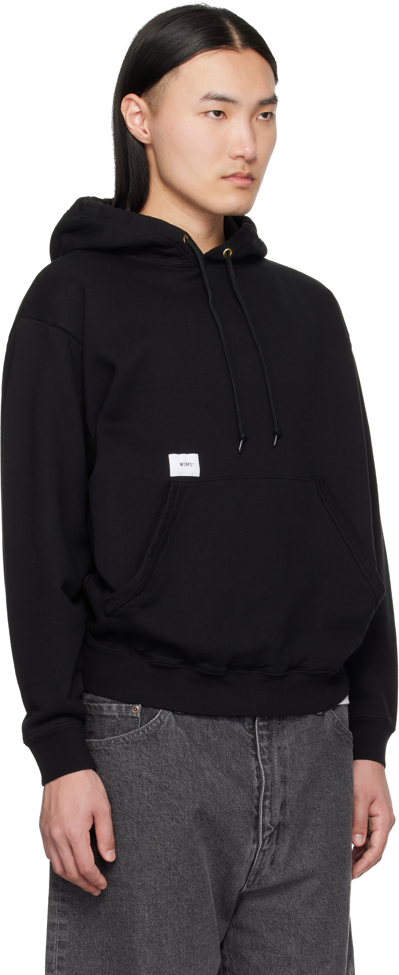 WTAPS - Pull à capuche SIGN-YD noir