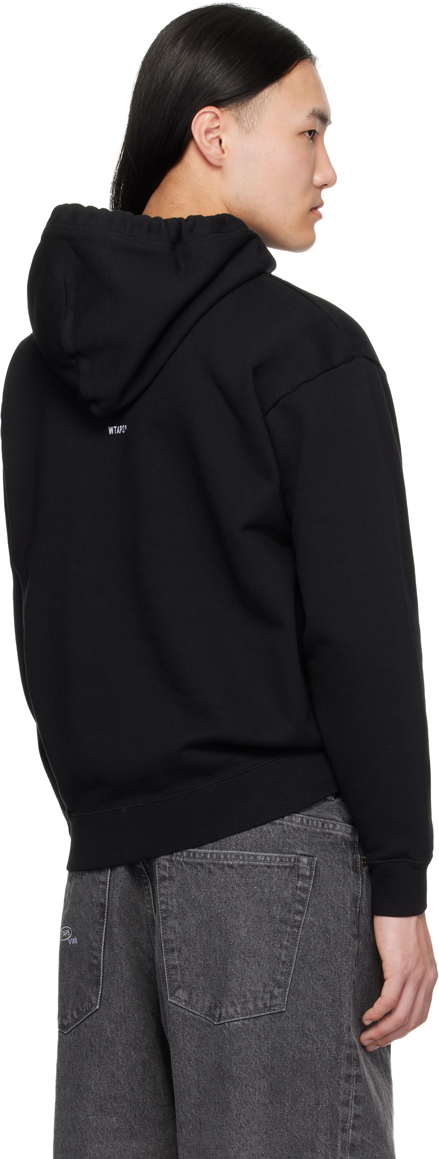 WTAPS - Pull à capuche SIGN-YD noir