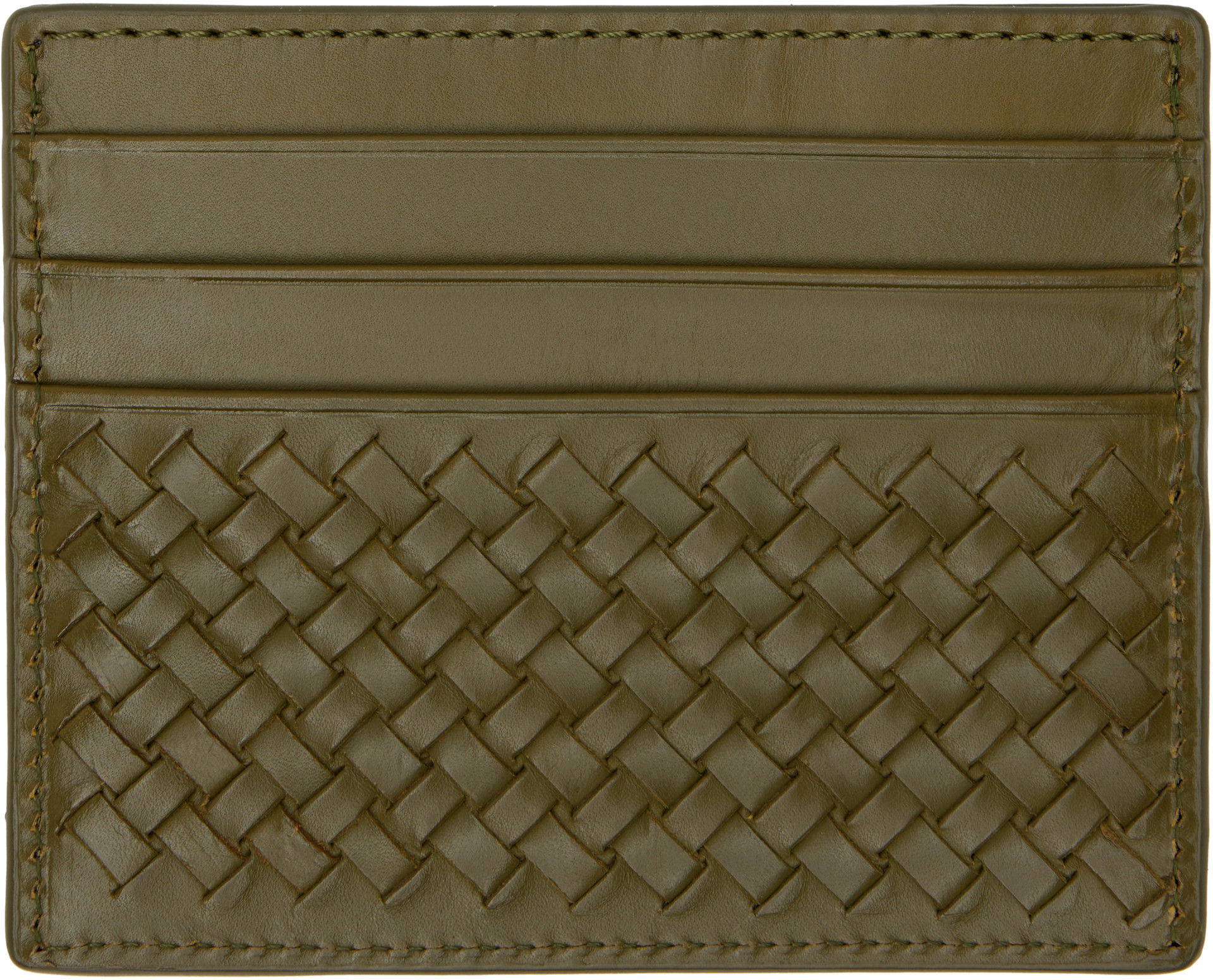 Dragon Diffusion - Khaki Interlaced Card Holder
