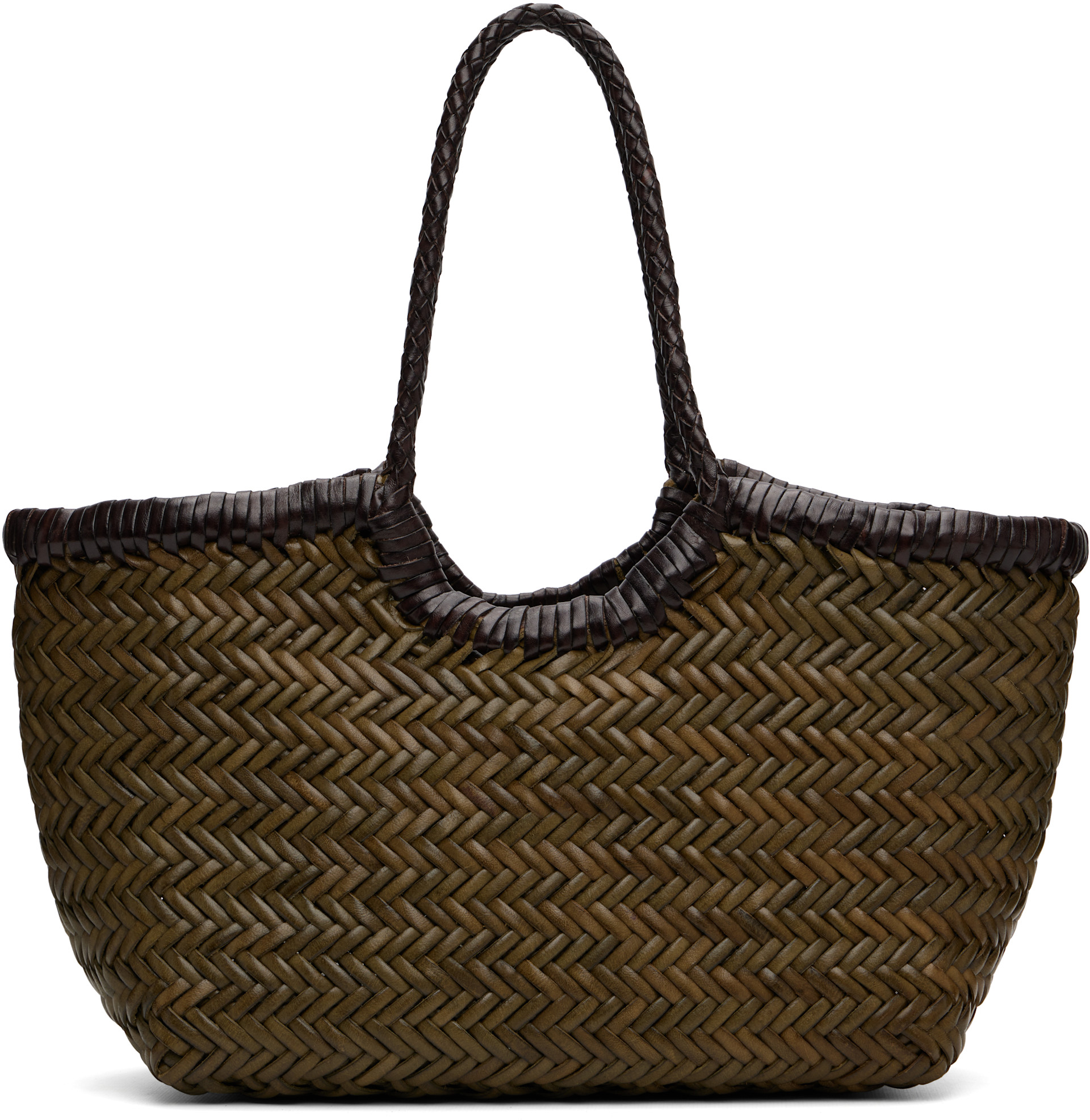 Dragon Diffusion - Petit sac Nantucket kaki et brun
