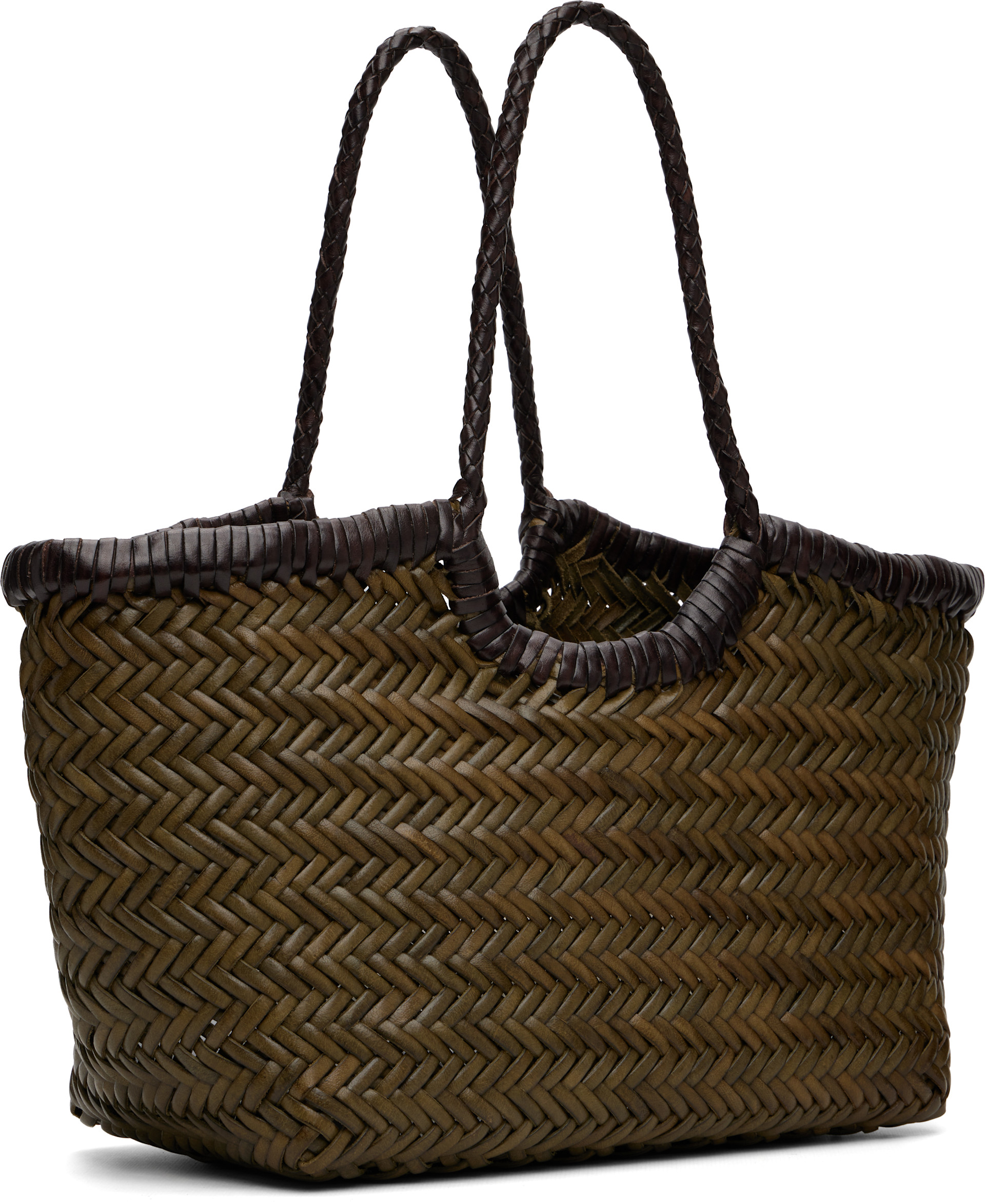 Dragon Diffusion - Petit sac Nantucket kaki et brun