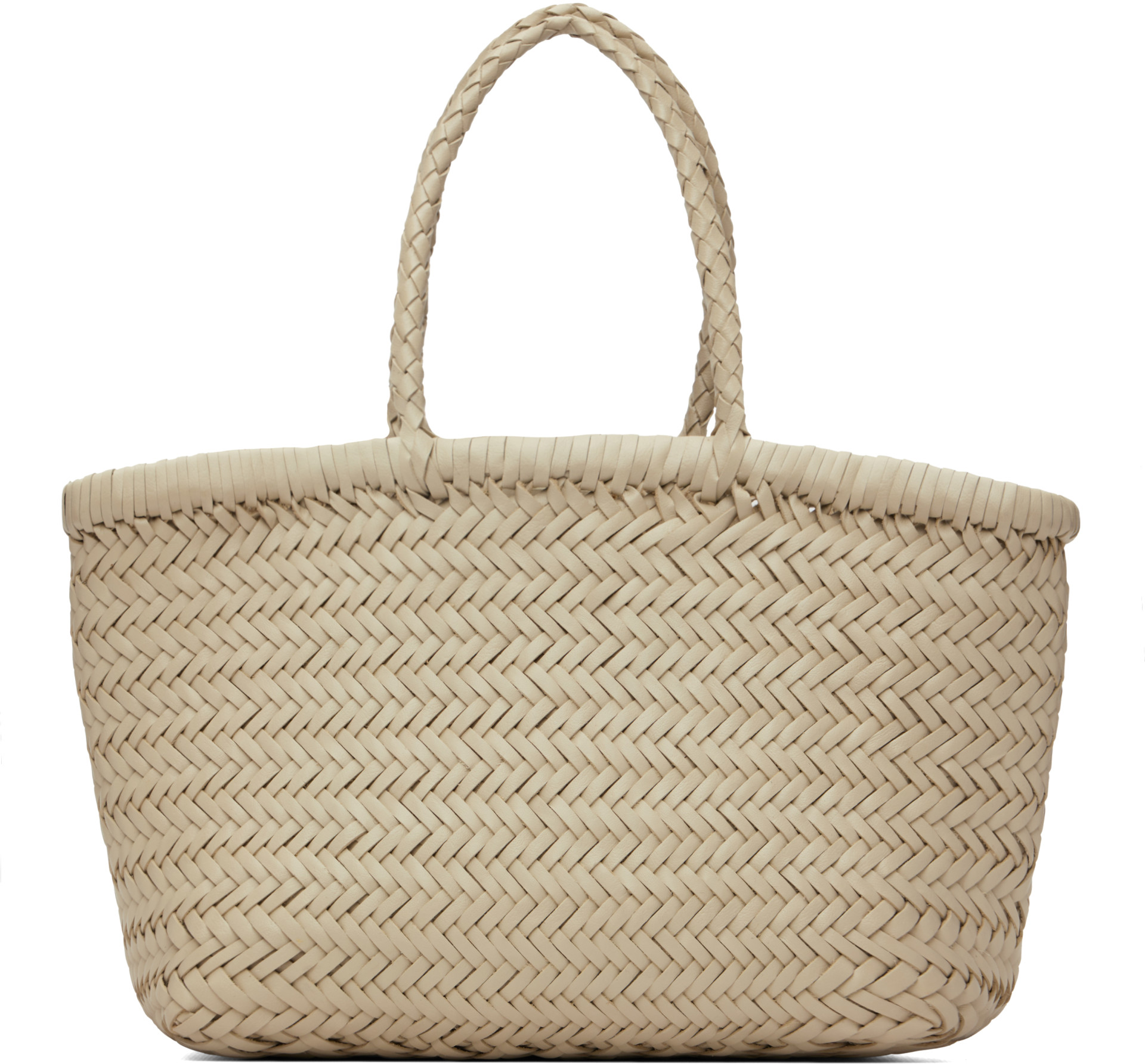 Dragon Diffusion - Gray Mini Flat Gora Basket Bag