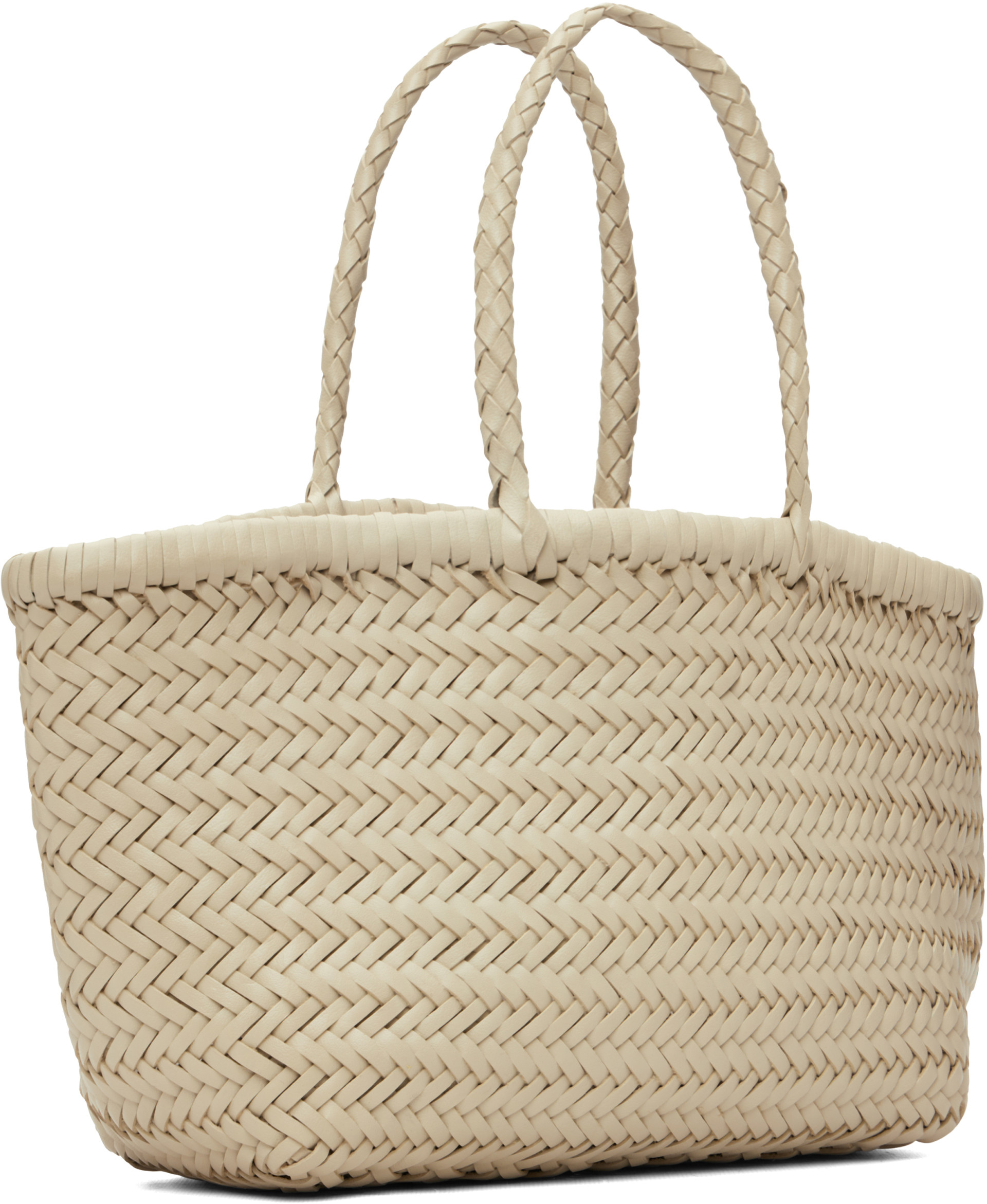 Dragon Diffusion - Gray Mini Flat Gora Basket Bag