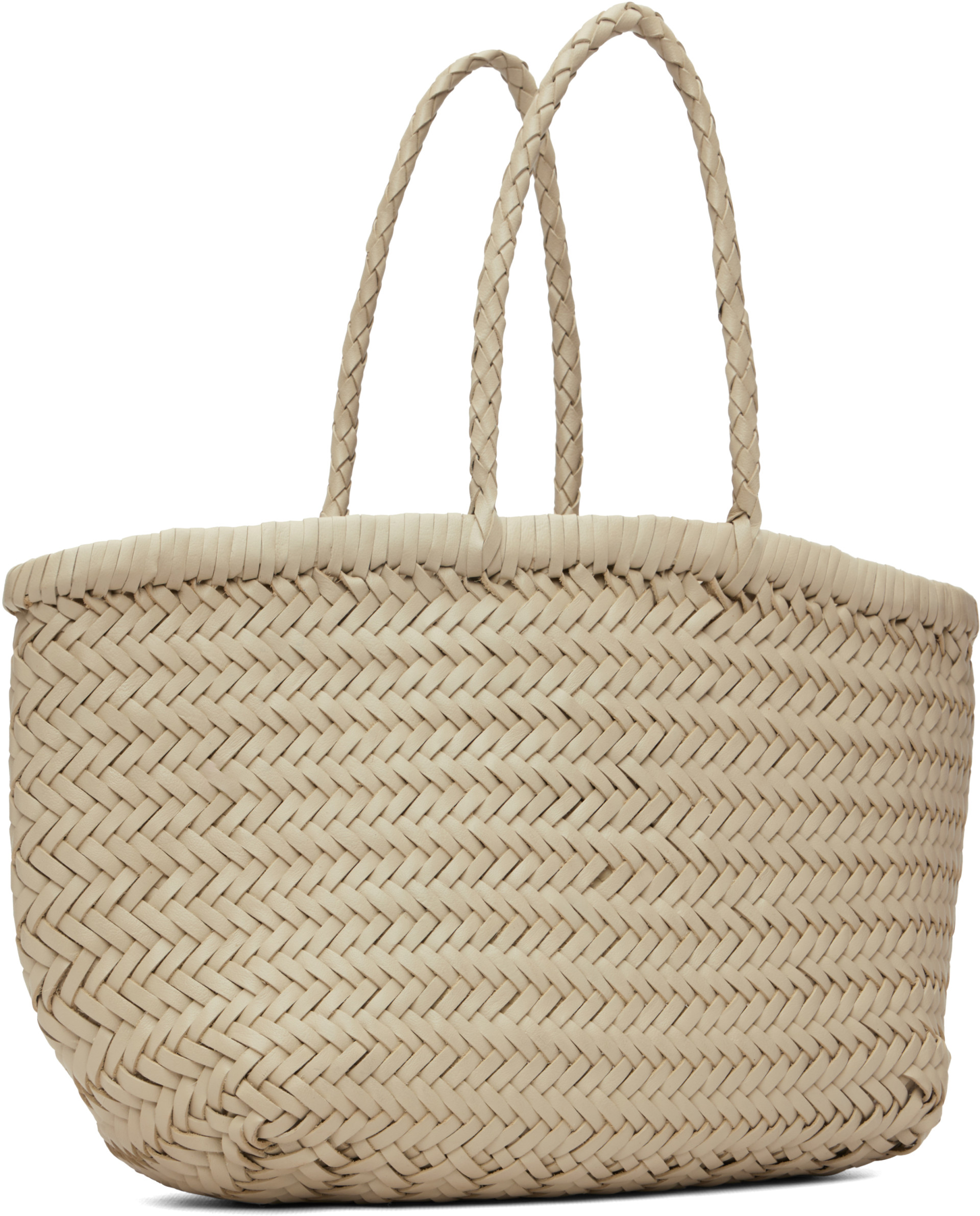 Dragon Diffusion - Gray Mini Flat Gora Basket Bag