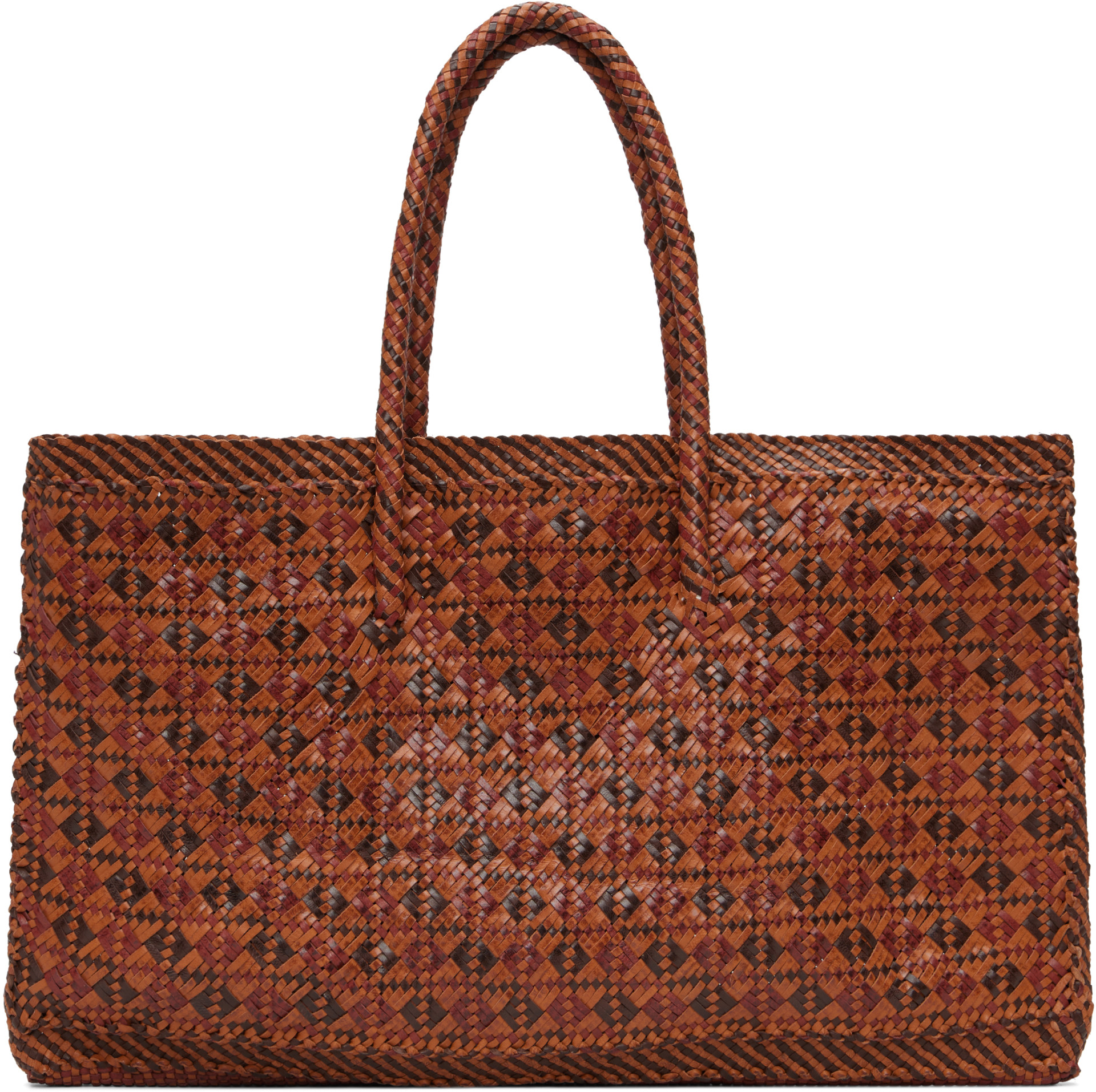 Dragon Diffusion - Brown Maori Kete Tote