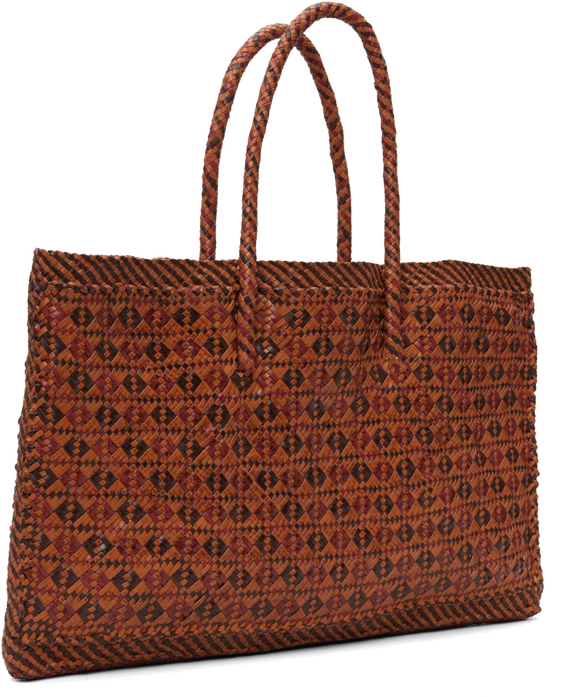 Dragon Diffusion - Brown Maori Kete Tote