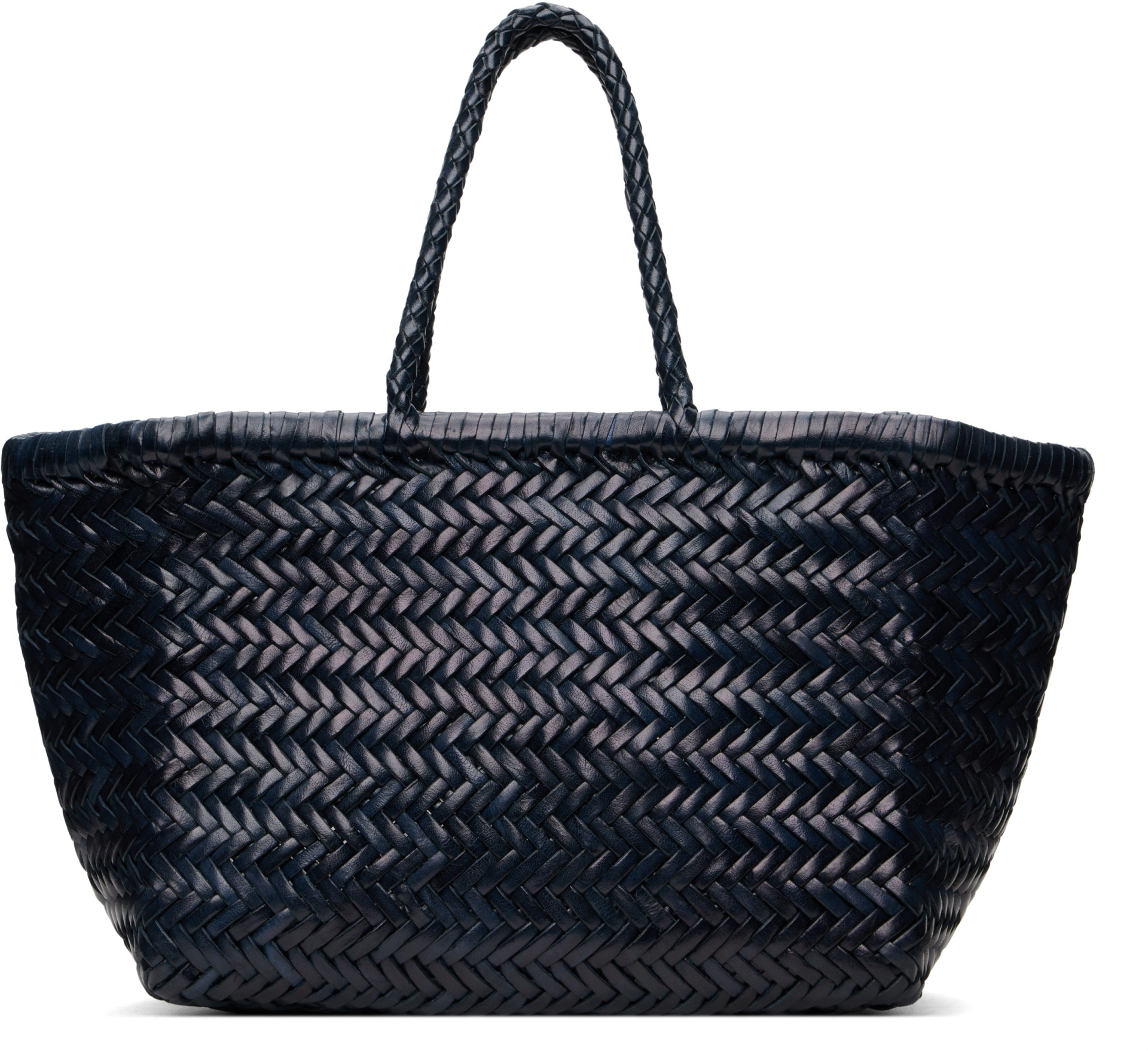 Dragon Diffusion - Navy Bamboo Triple Jump Small Tote
