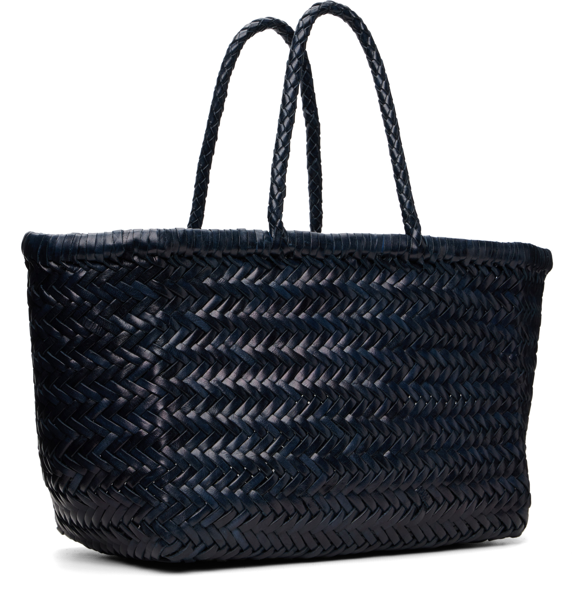 Dragon Diffusion - Navy Bamboo Triple Jump Small Tote