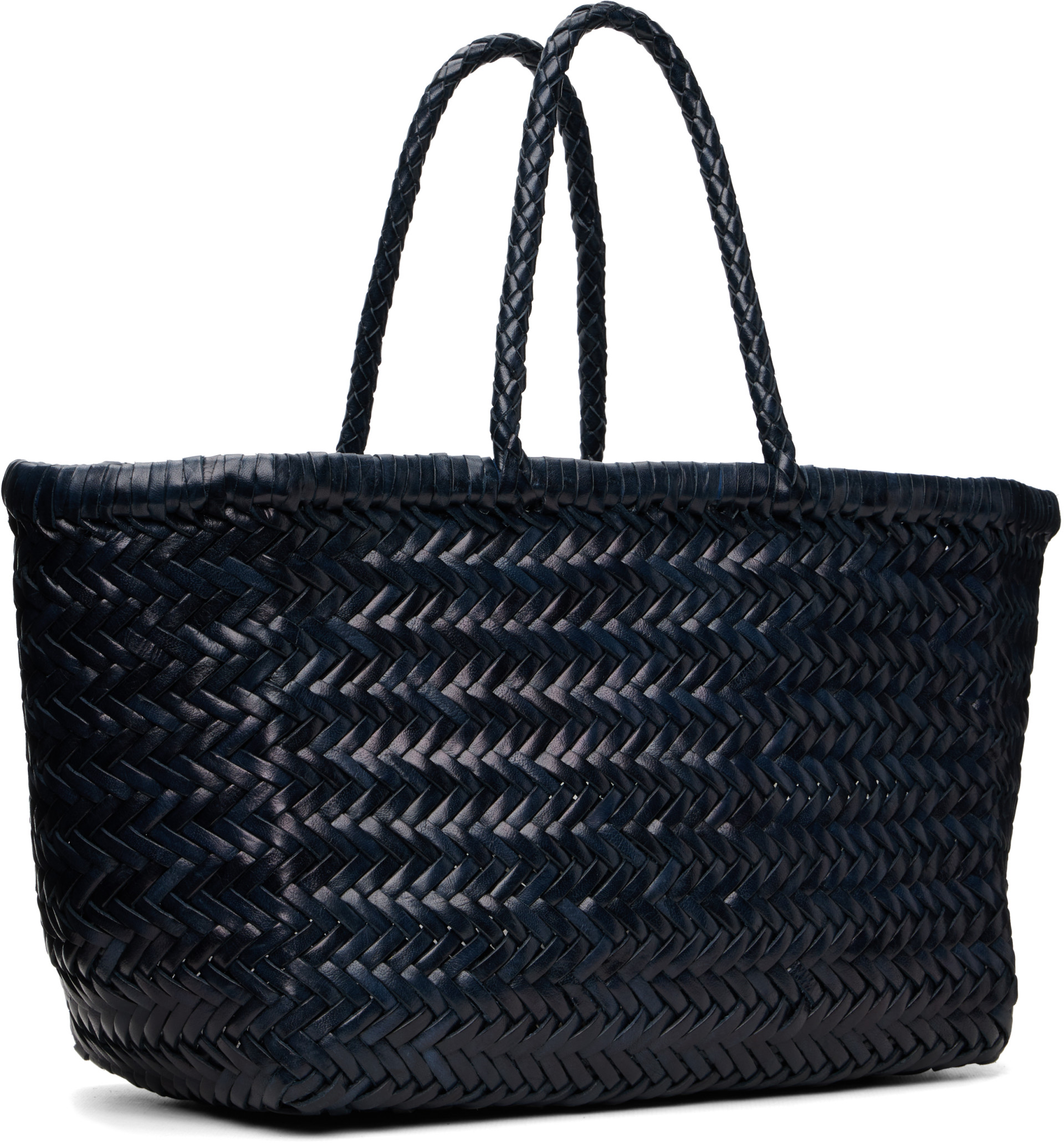Dragon Diffusion - Navy Bamboo Triple Jump Small Tote