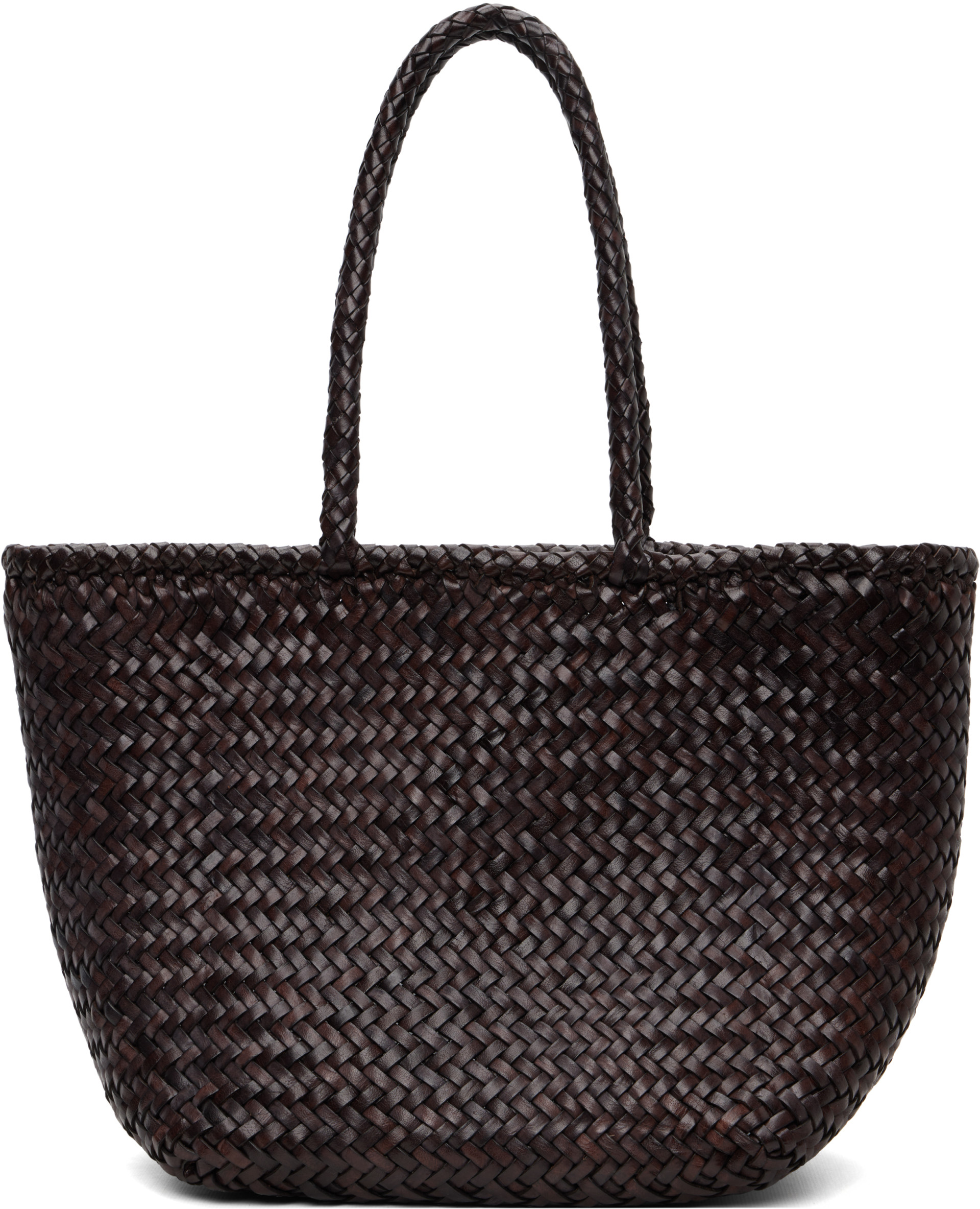 Dragon Diffusion - Brown Grace Basket Small Tote