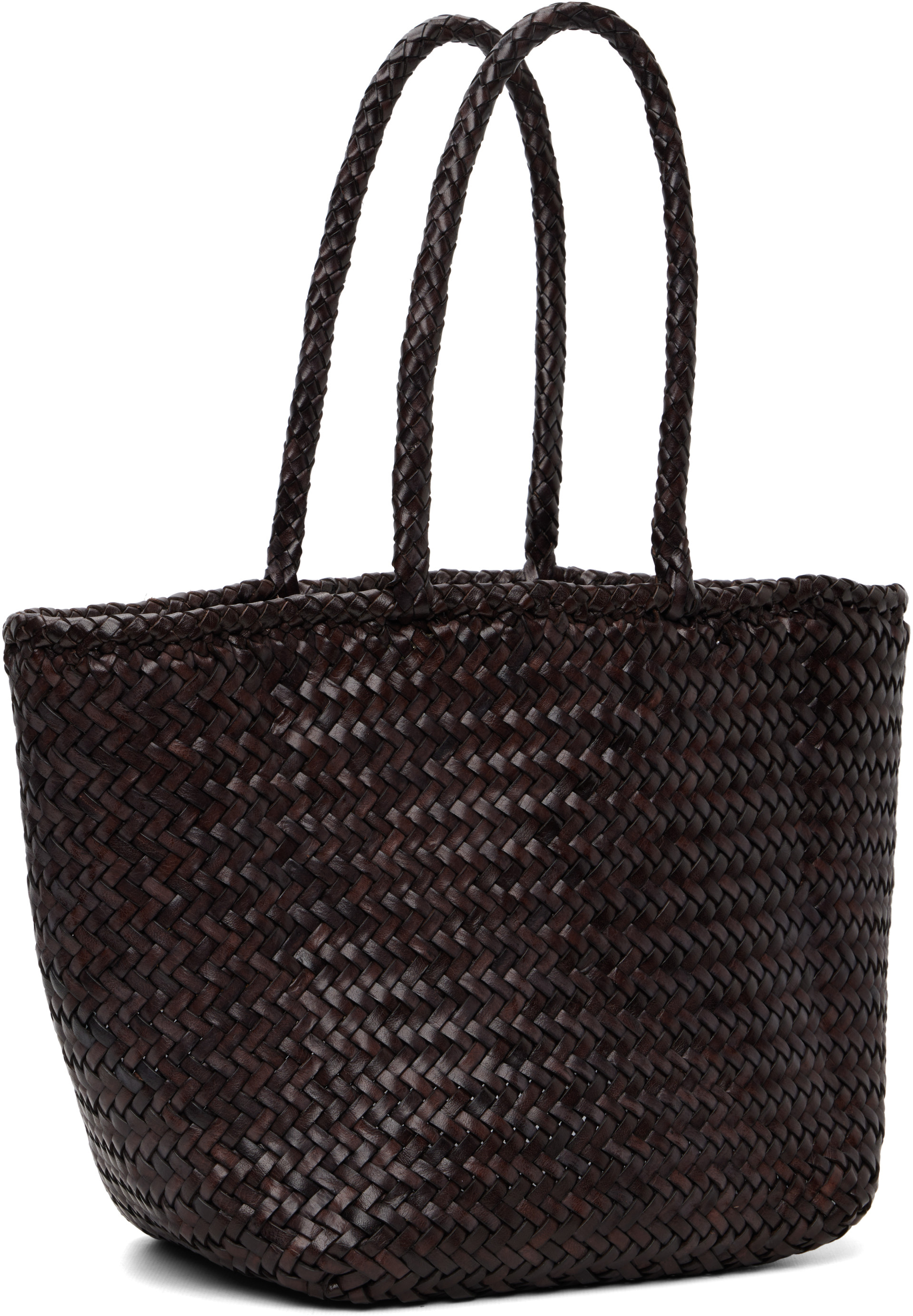 Dragon Diffusion - Brown Grace Basket Small Tote