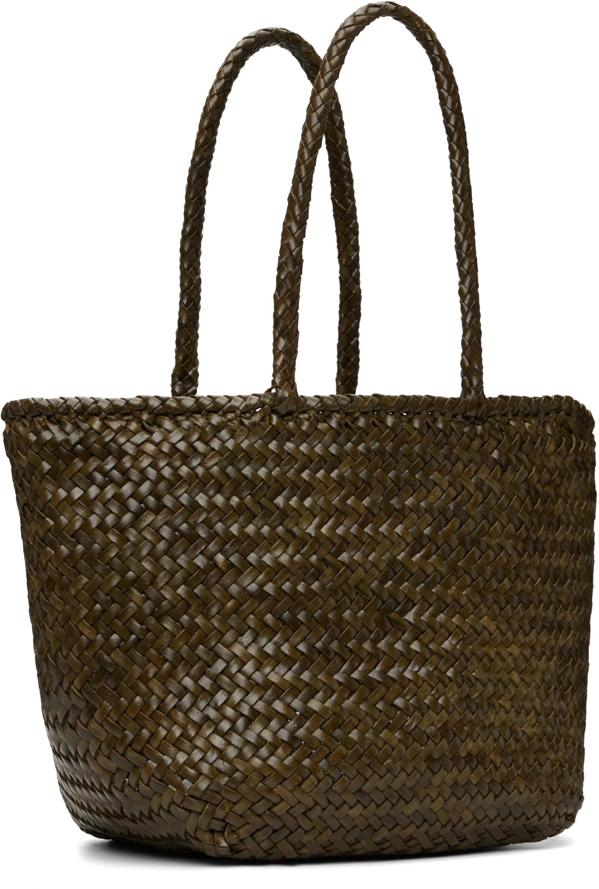 Dragon Diffusion - Khaki Grace Basket Small Tote