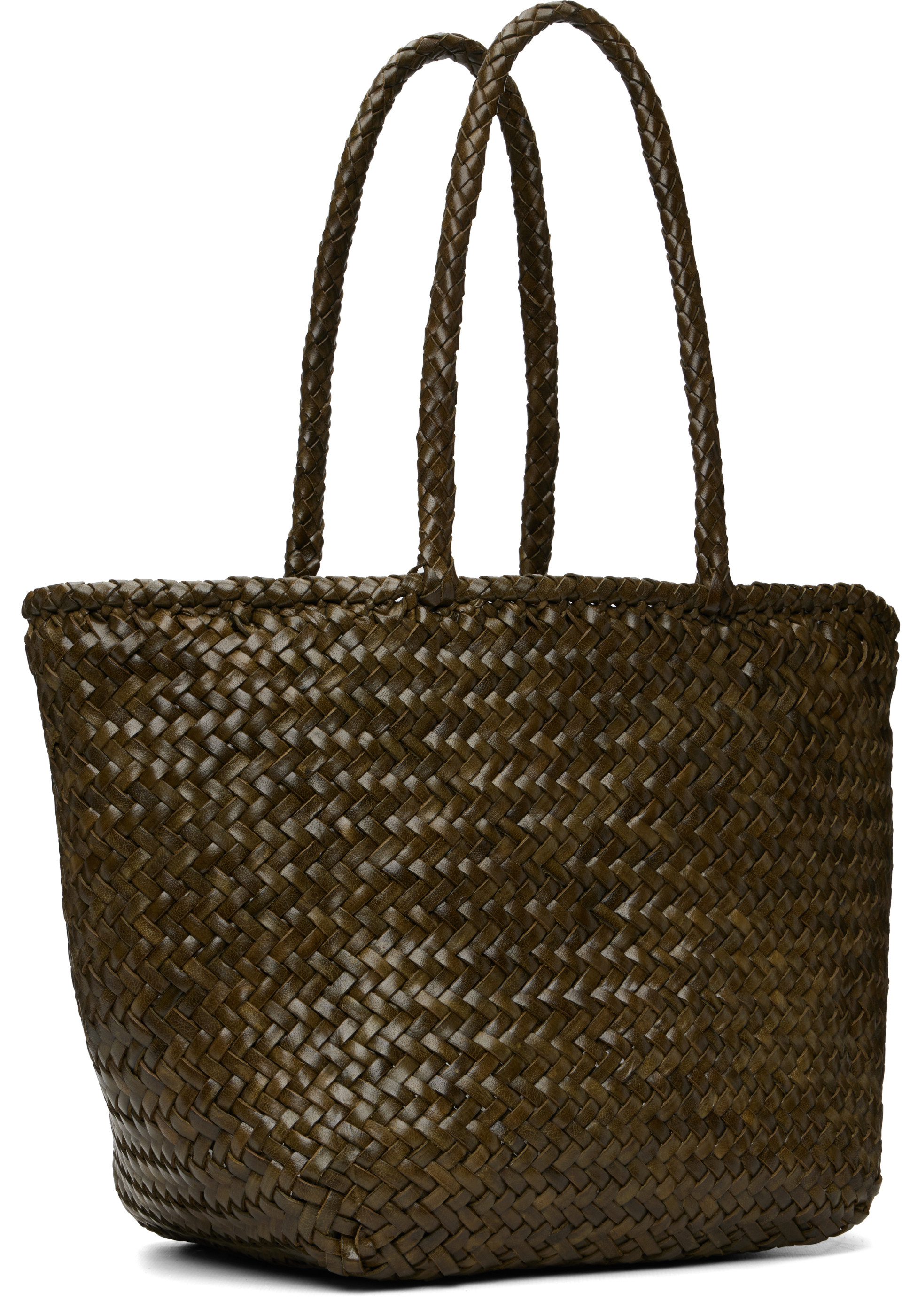Dragon Diffusion - Khaki Grace Basket Small Tote