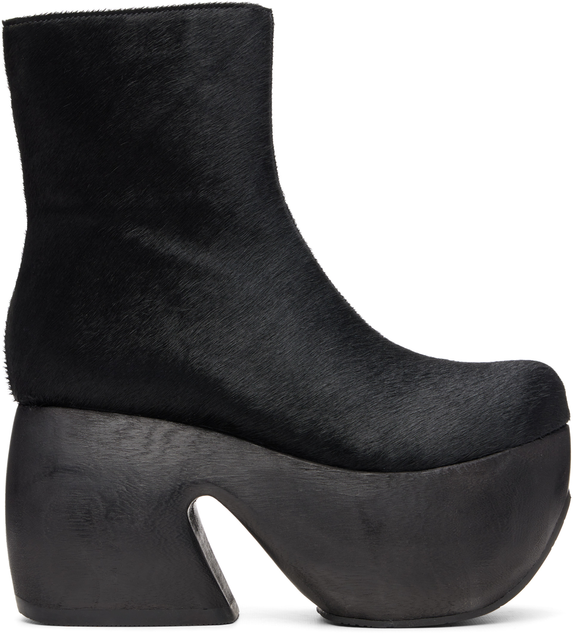 Comme des Garçons - Bottes noires édition John Fluevog
