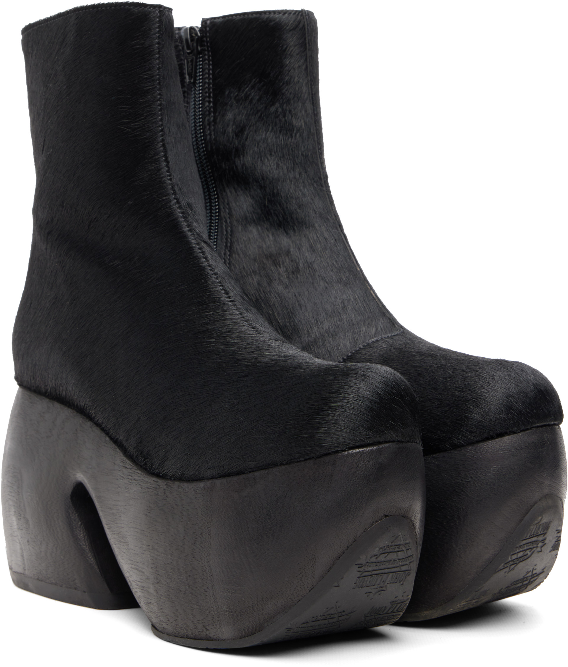 Comme des Garçons - Bottes noires édition John Fluevog
