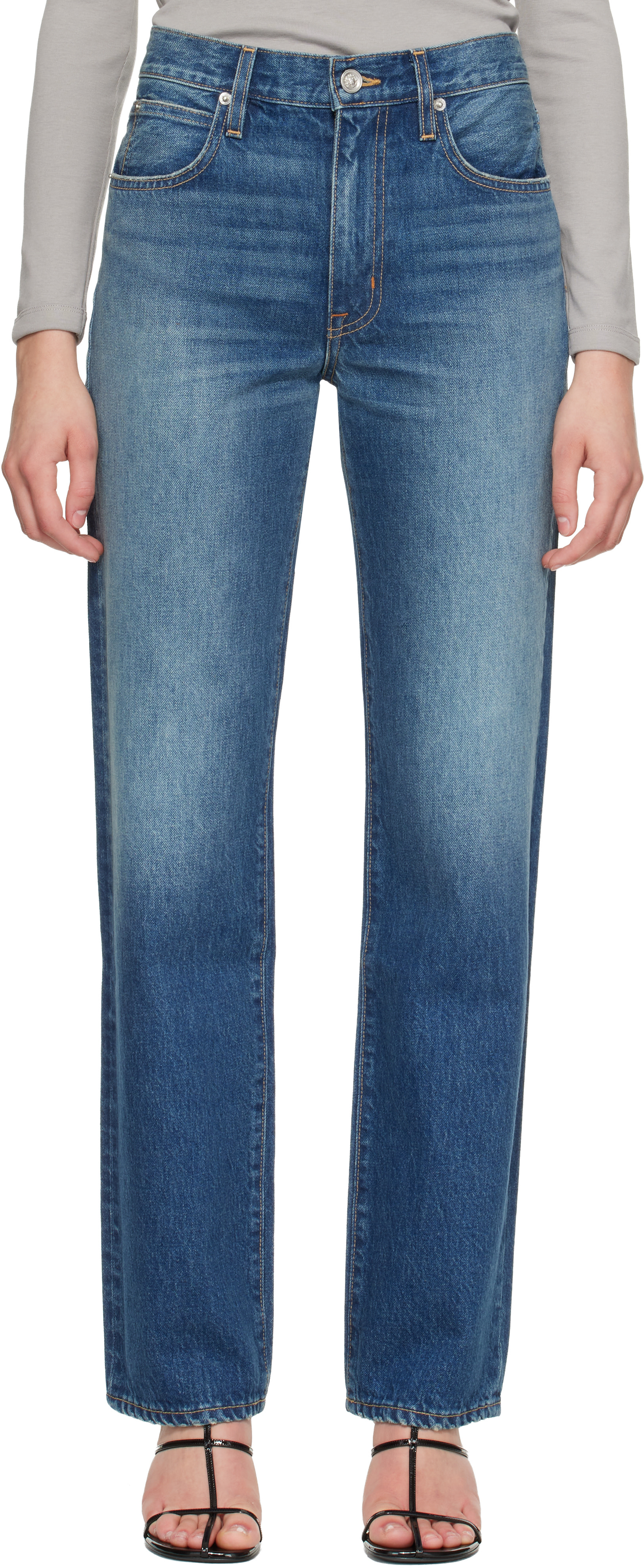 SLVRLAKE - Blue Kendra Jeans