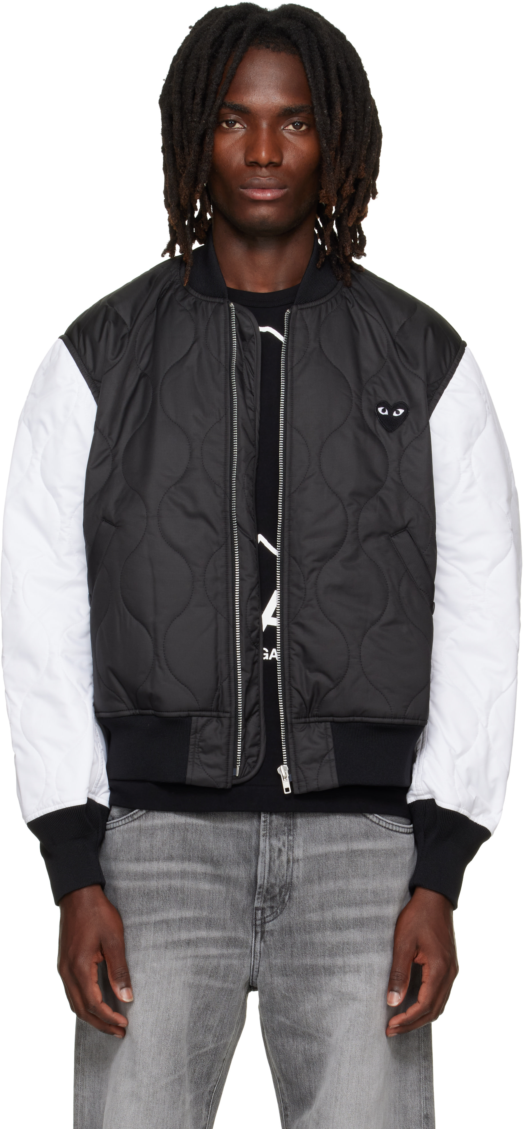 COMME des GARÇONS PLAY: ブラック＆ホワイト ハート エンブレム