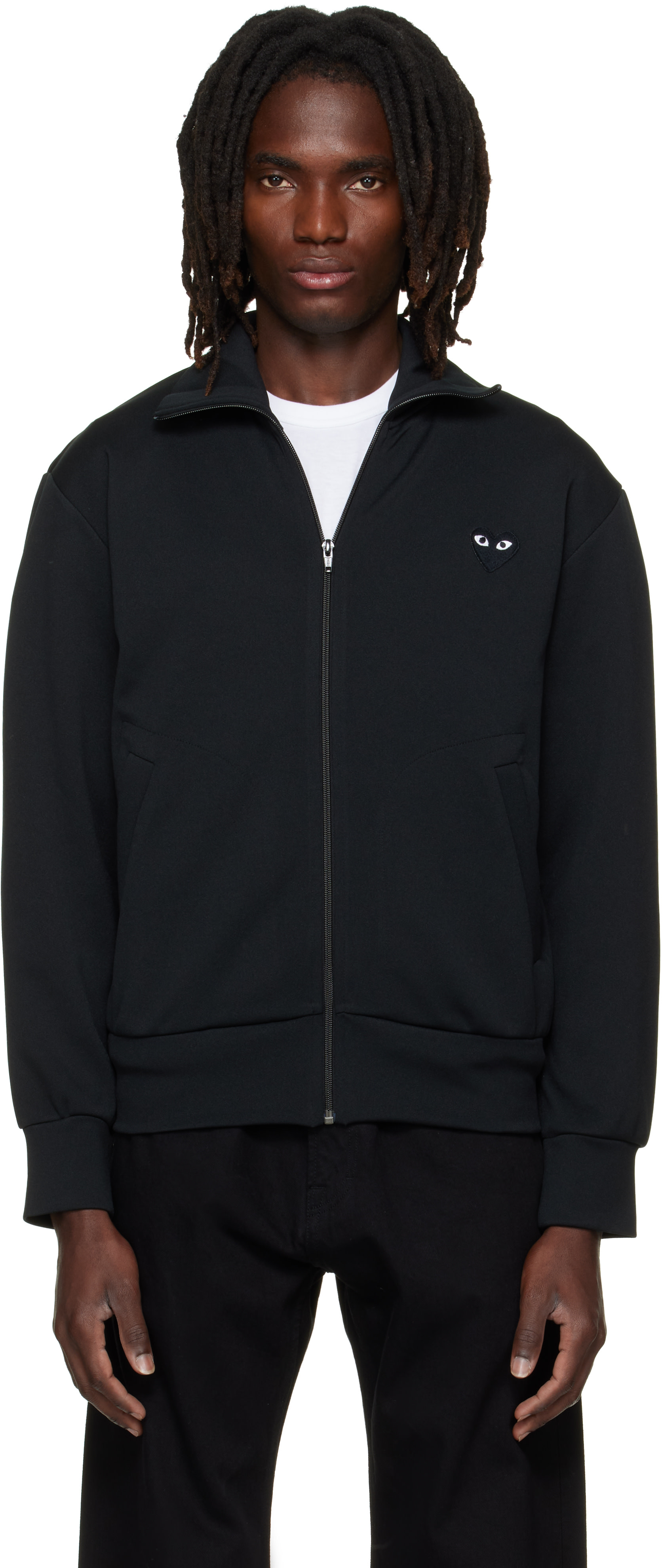 COMME des GARÇONS PLAY - Pull noir à logo de cœur