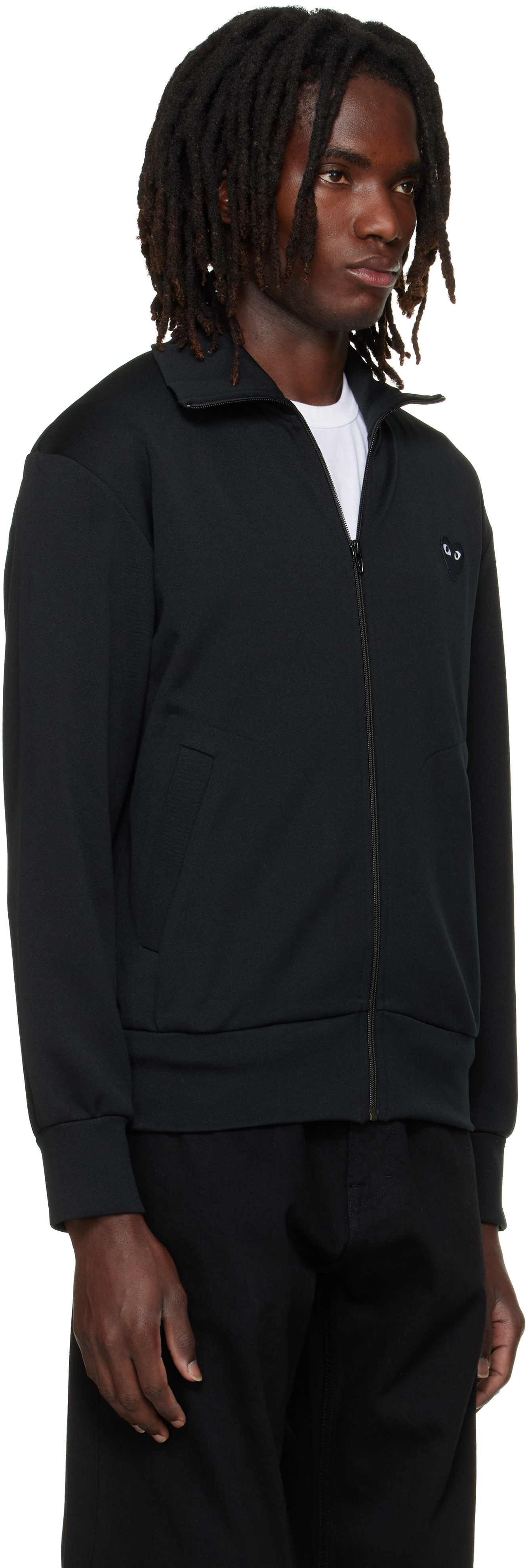 COMME des GARÇONS PLAY - Pull noir à logo de cœur
