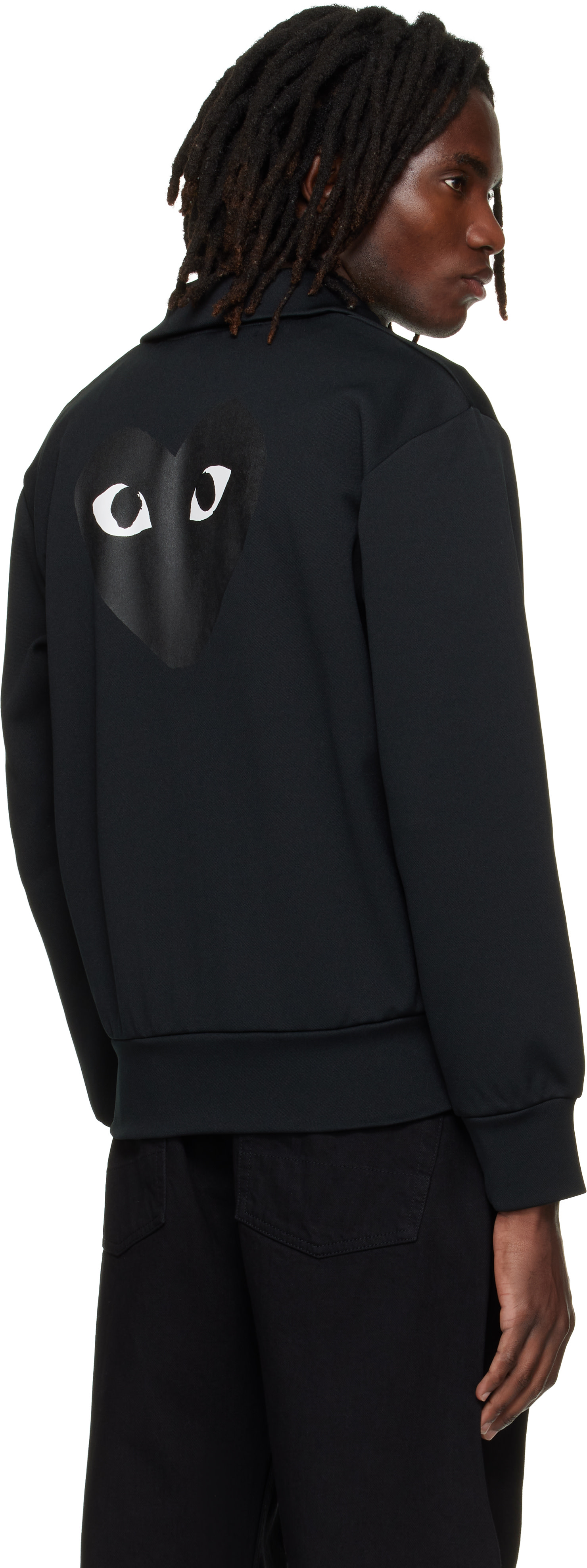 COMME des GARÇONS PLAY - Pull noir à logo de cœur